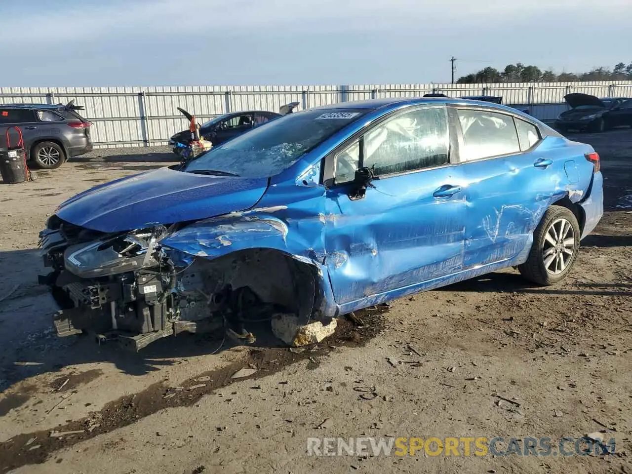 1 Photograph of a damaged car 3N1CN8EV6ML843925 NISSAN VERSA 2021