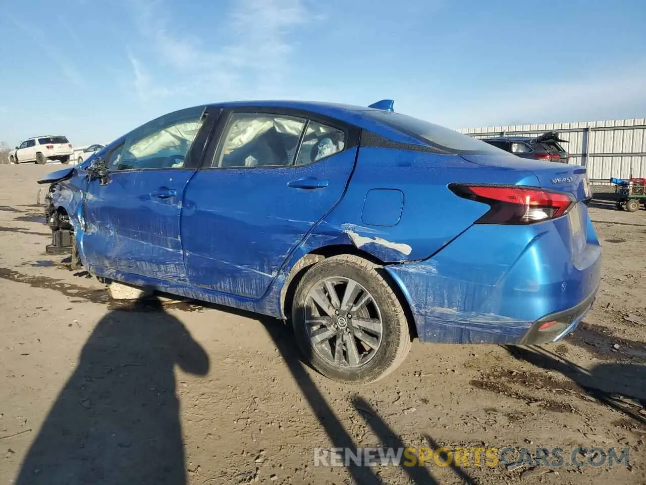 2 Photograph of a damaged car 3N1CN8EV6ML843925 NISSAN VERSA 2021