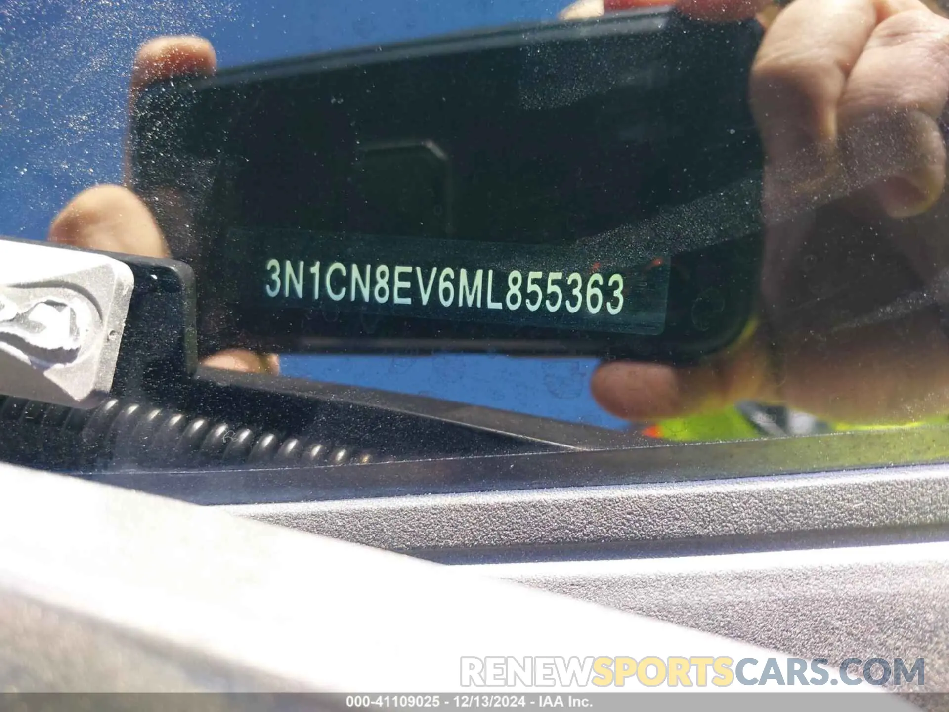 9 Photograph of a damaged car 3N1CN8EV6ML855363 NISSAN VERSA 2021