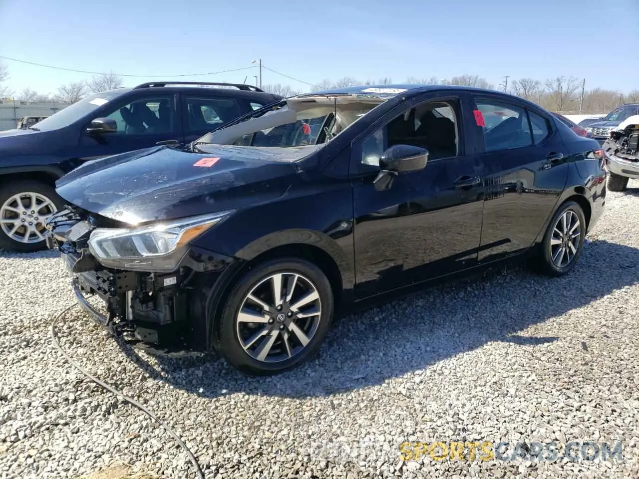 1 Photograph of a damaged car 3N1CN8EV6ML861597 NISSAN VERSA 2021