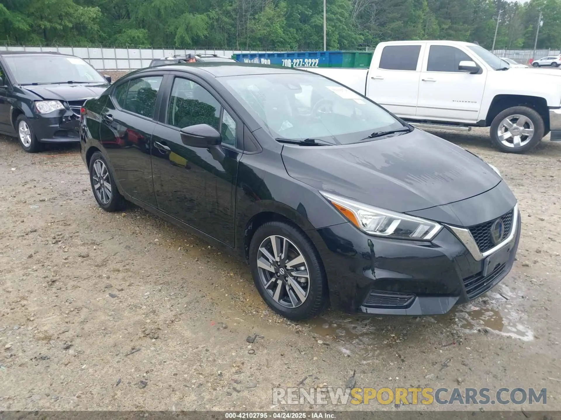 1 Photograph of a damaged car 3N1CN8EV6ML864225 NISSAN VERSA 2021