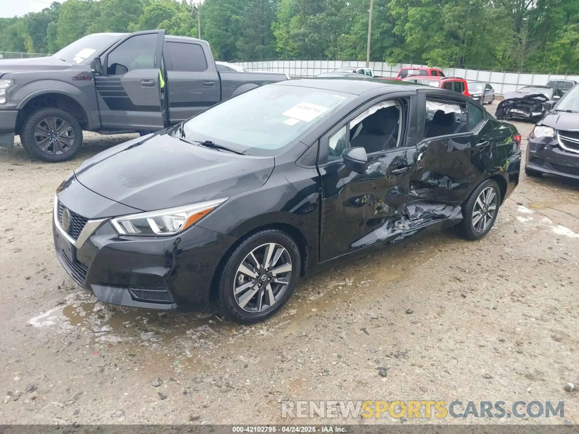 2 Photograph of a damaged car 3N1CN8EV6ML864225 NISSAN VERSA 2021