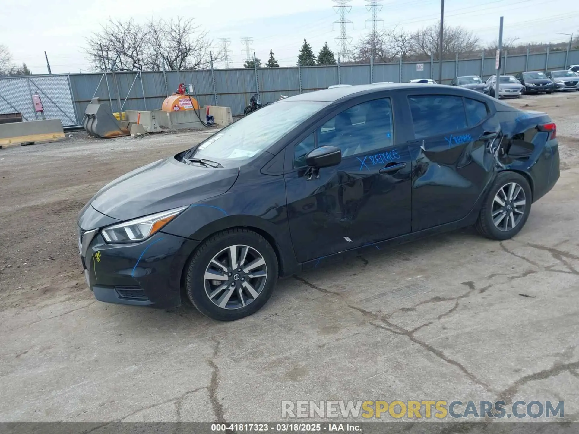 2 Photograph of a damaged car 3N1CN8EV6ML866959 NISSAN VERSA 2021