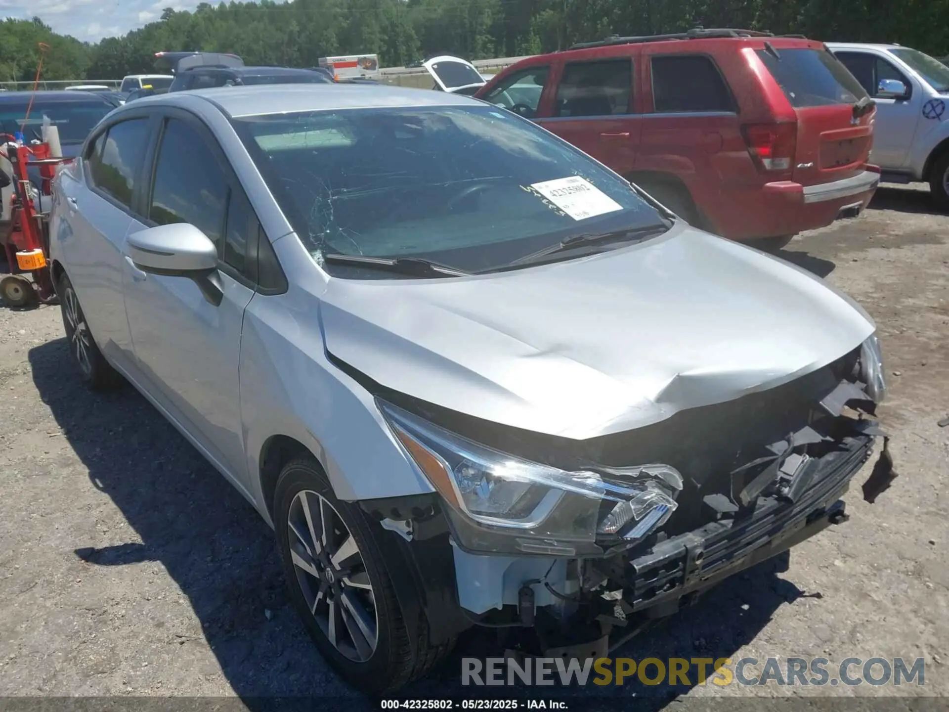 1 Photograph of a damaged car 3N1CN8EV6ML868355 NISSAN VERSA 2021