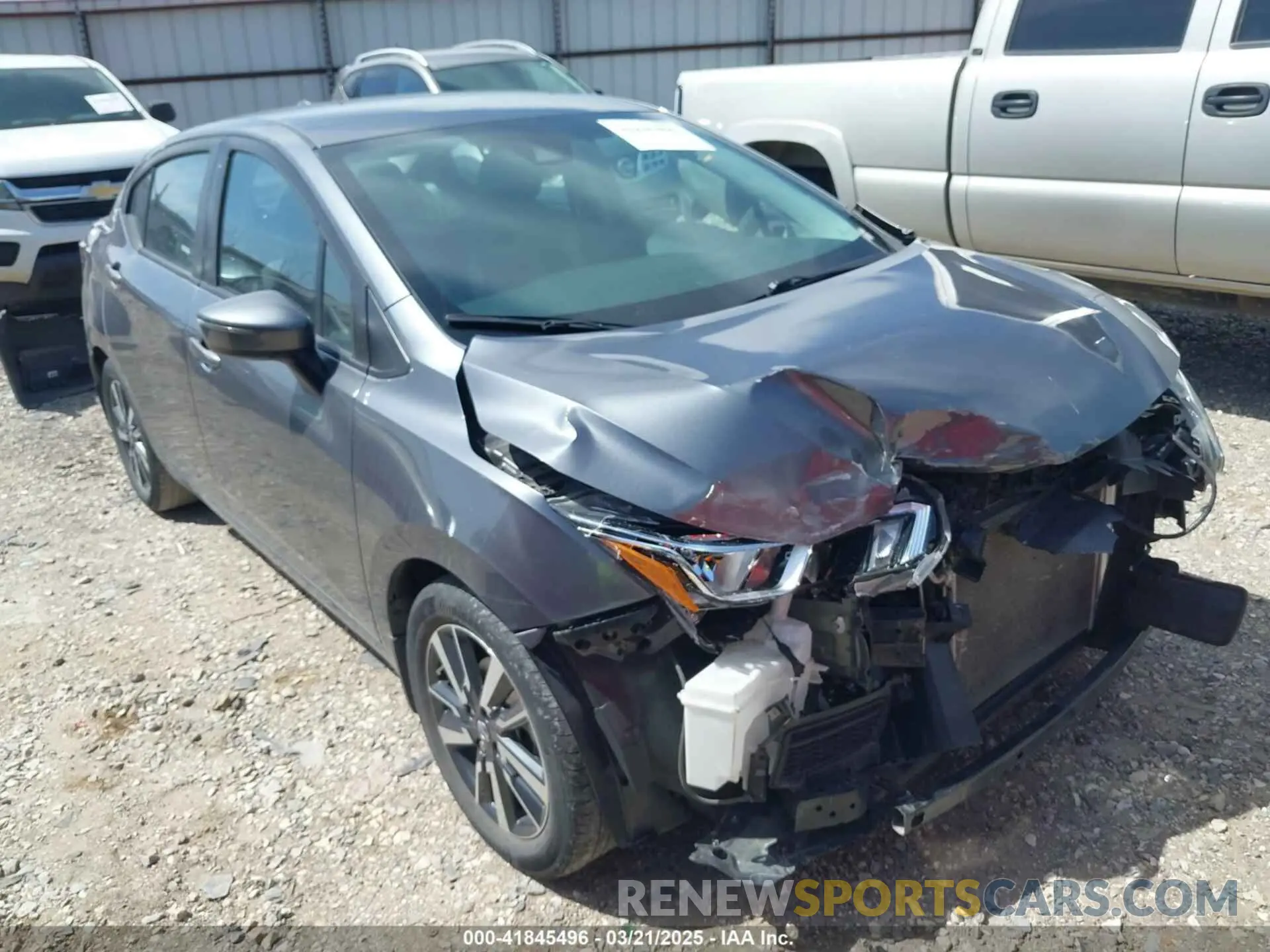 1 Photograph of a damaged car 3N1CN8EV6ML879064 NISSAN VERSA 2021
