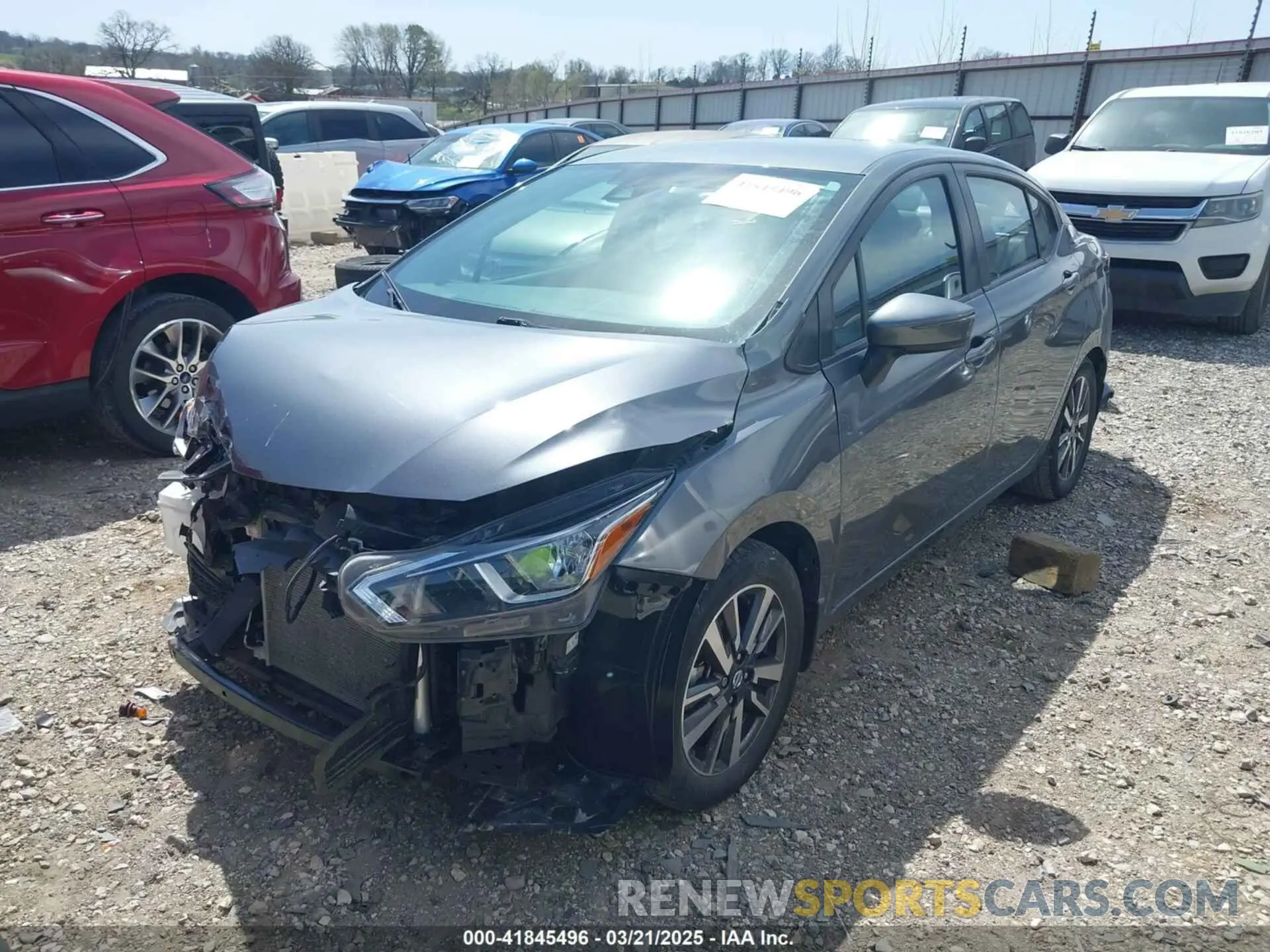 2 Photograph of a damaged car 3N1CN8EV6ML879064 NISSAN VERSA 2021
