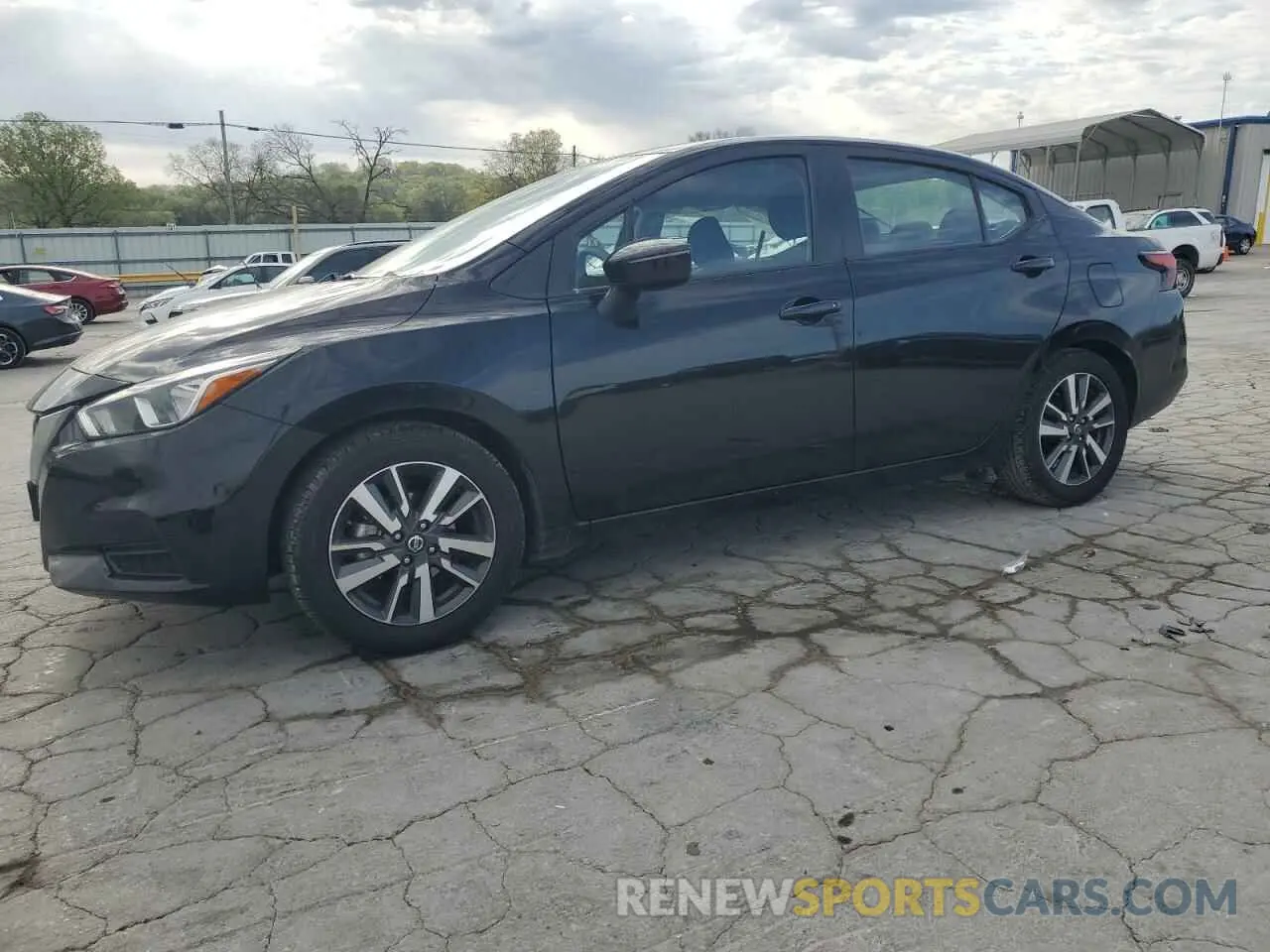 1 Photograph of a damaged car 3N1CN8EV6ML883132 NISSAN VERSA 2021