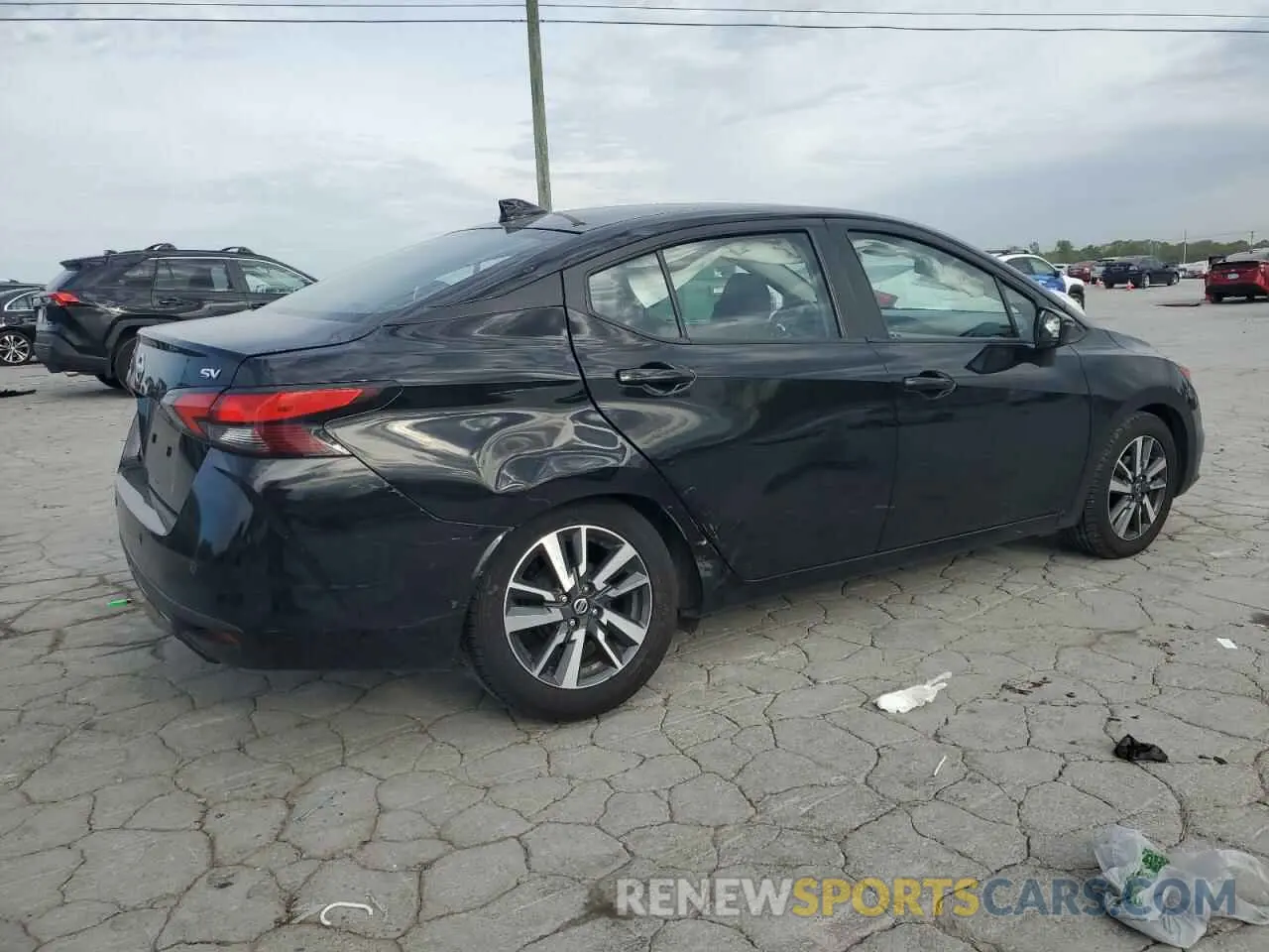3 Photograph of a damaged car 3N1CN8EV6ML883132 NISSAN VERSA 2021