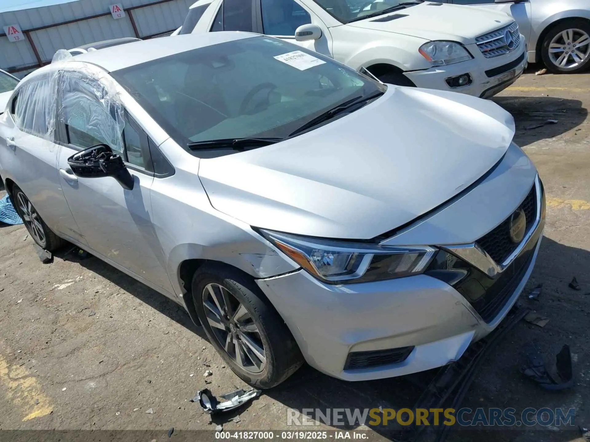 1 Photograph of a damaged car 3N1CN8EV6ML894003 NISSAN VERSA 2021