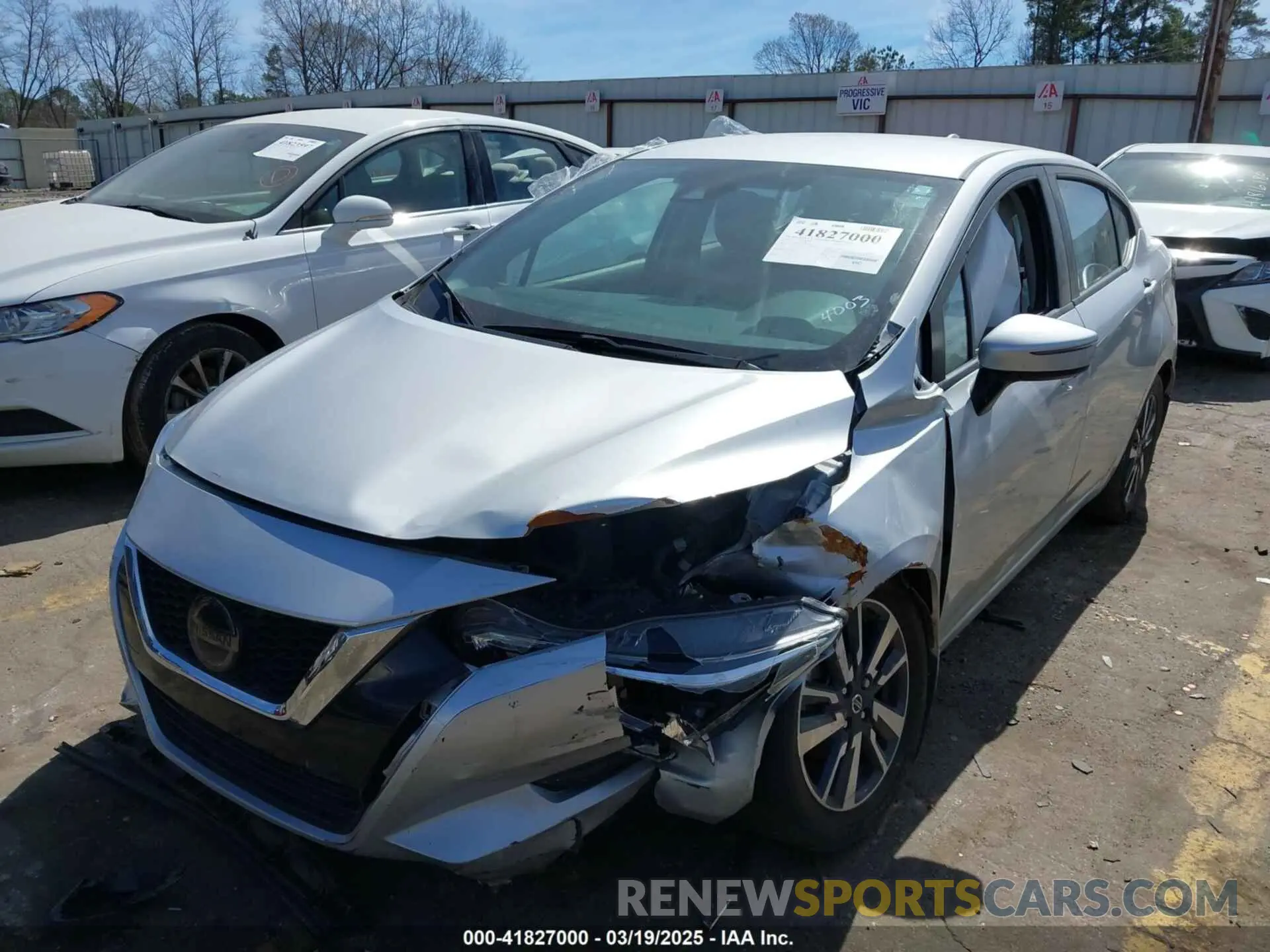 2 Photograph of a damaged car 3N1CN8EV6ML894003 NISSAN VERSA 2021