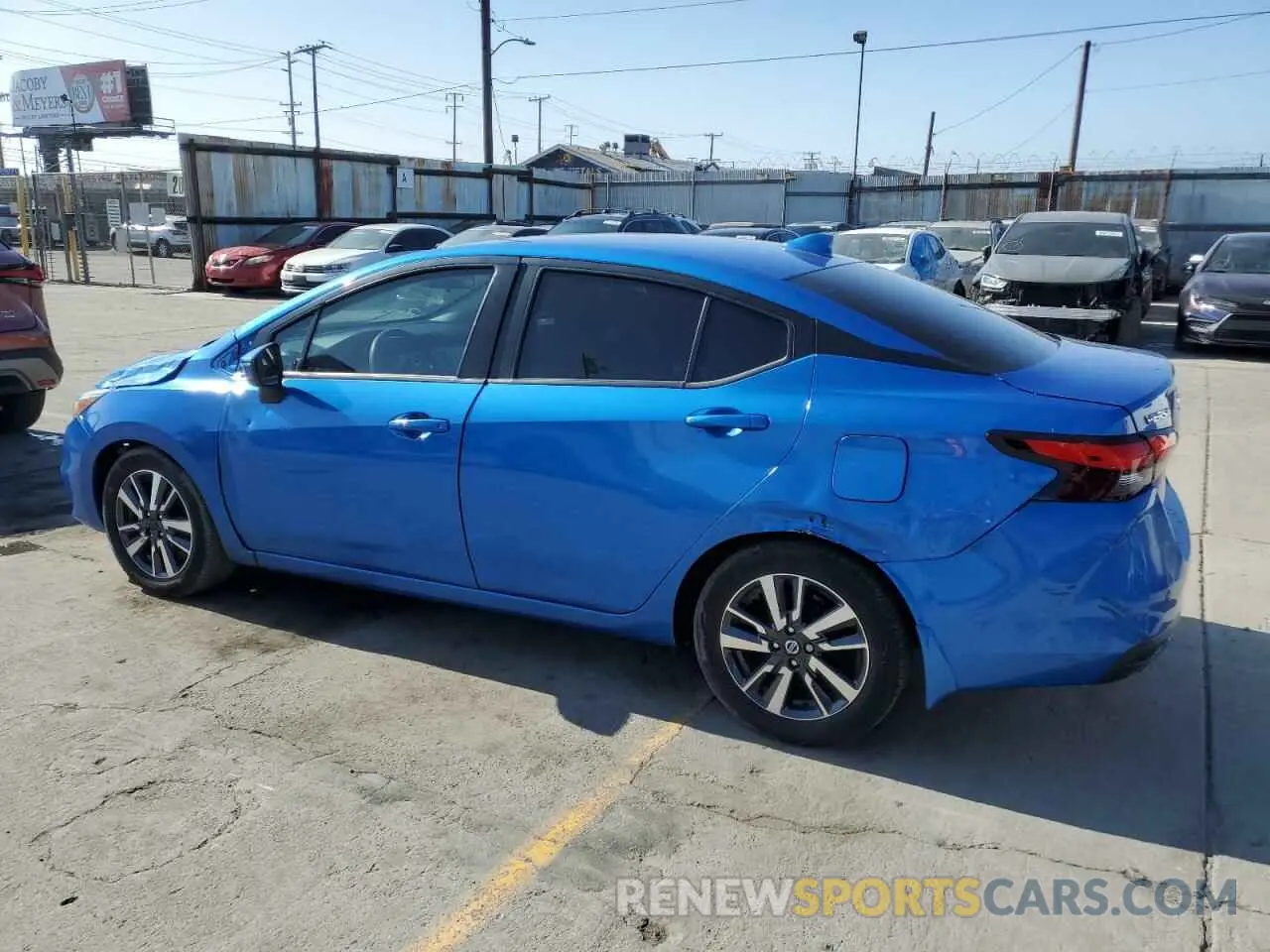 2 Photograph of a damaged car 3N1CN8EV6ML896558 NISSAN VERSA 2021