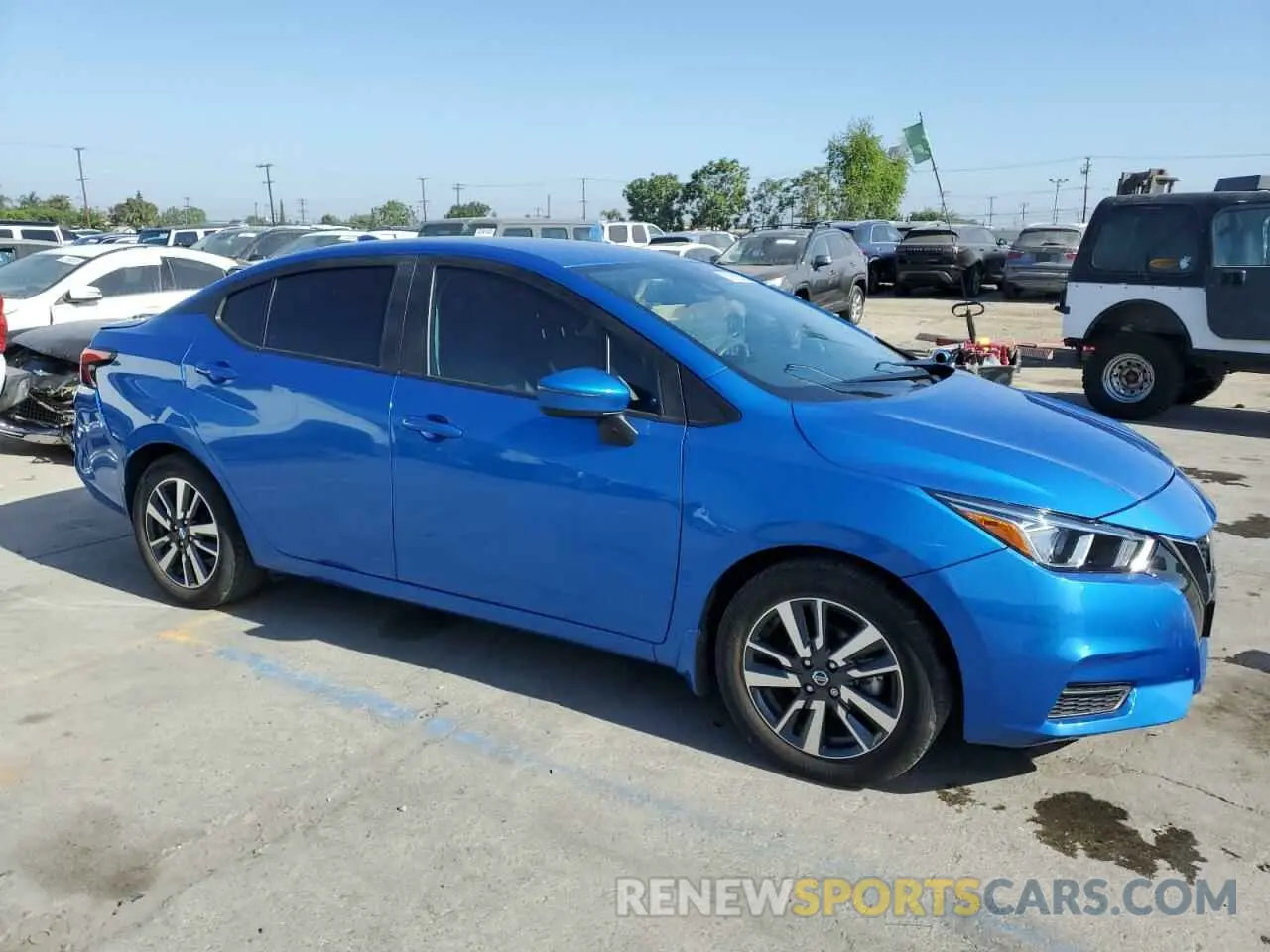 4 Photograph of a damaged car 3N1CN8EV6ML896558 NISSAN VERSA 2021