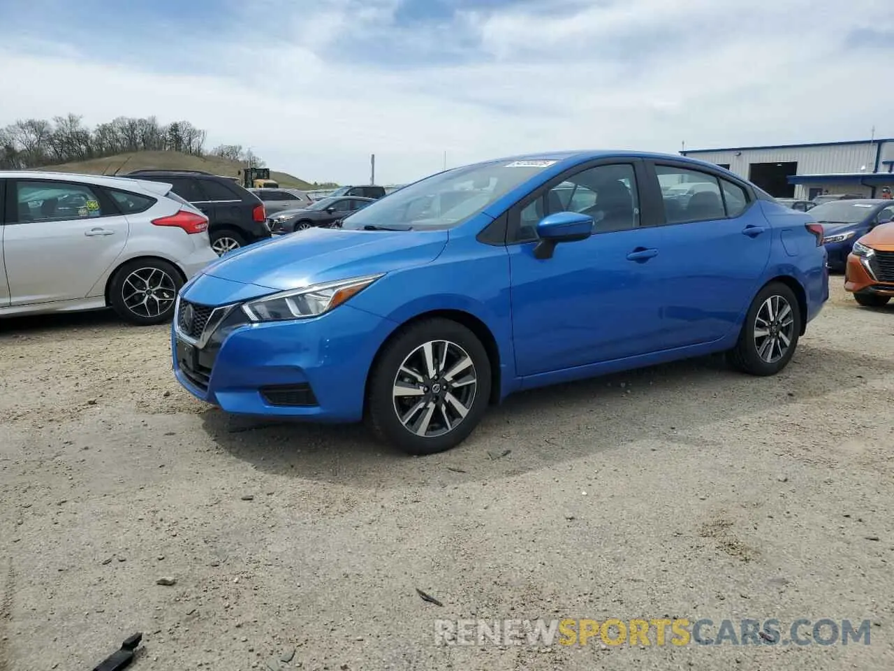 1 Photograph of a damaged car 3N1CN8EV6ML903492 NISSAN VERSA 2021
