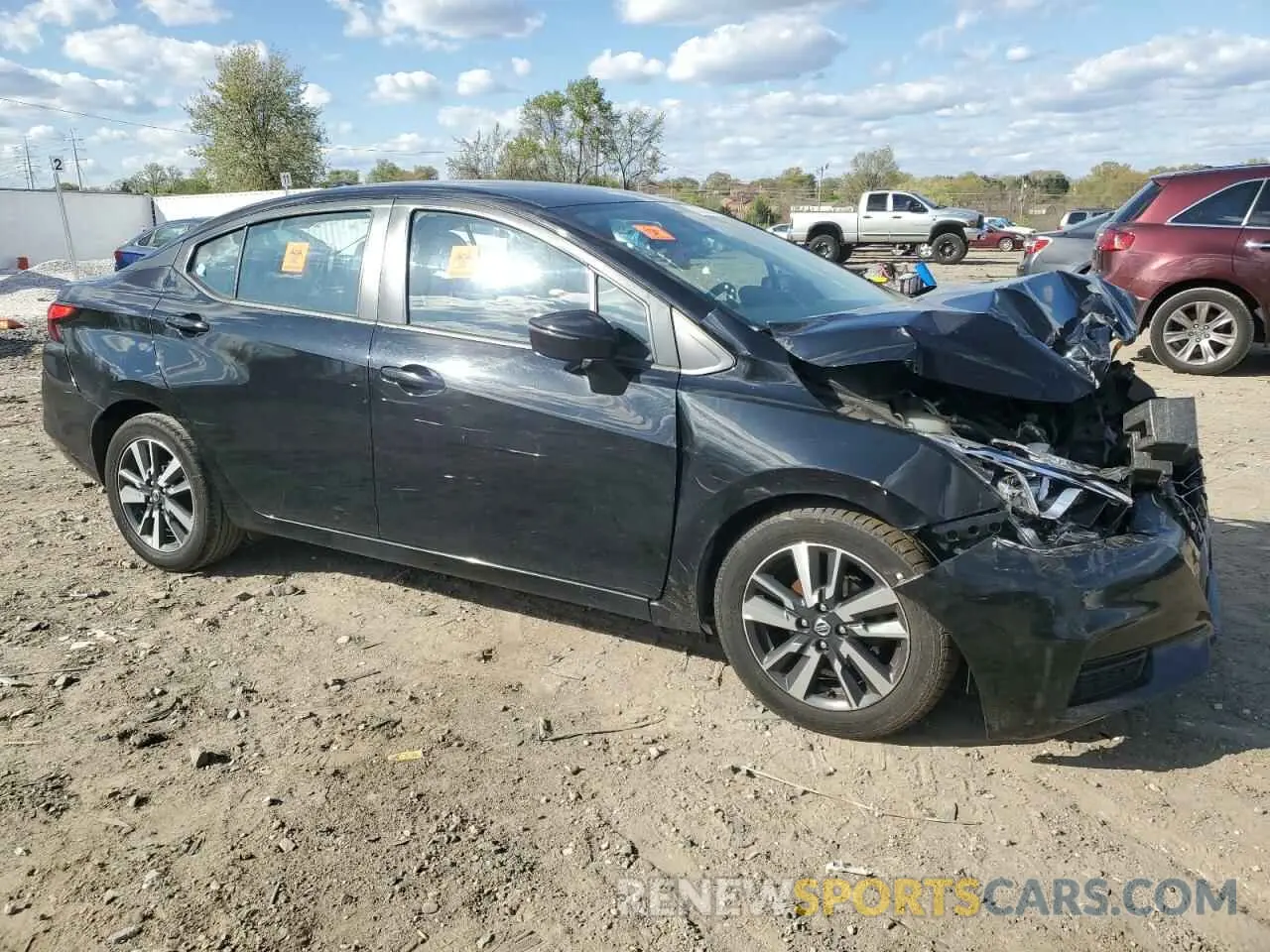 4 Photograph of a damaged car 3N1CN8EV7ML813123 NISSAN VERSA 2021