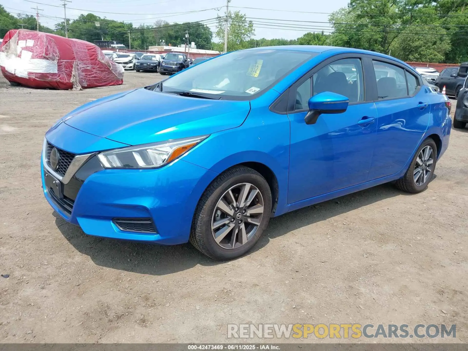 2 Photograph of a damaged car 3N1CN8EV7ML833839 NISSAN VERSA 2021
