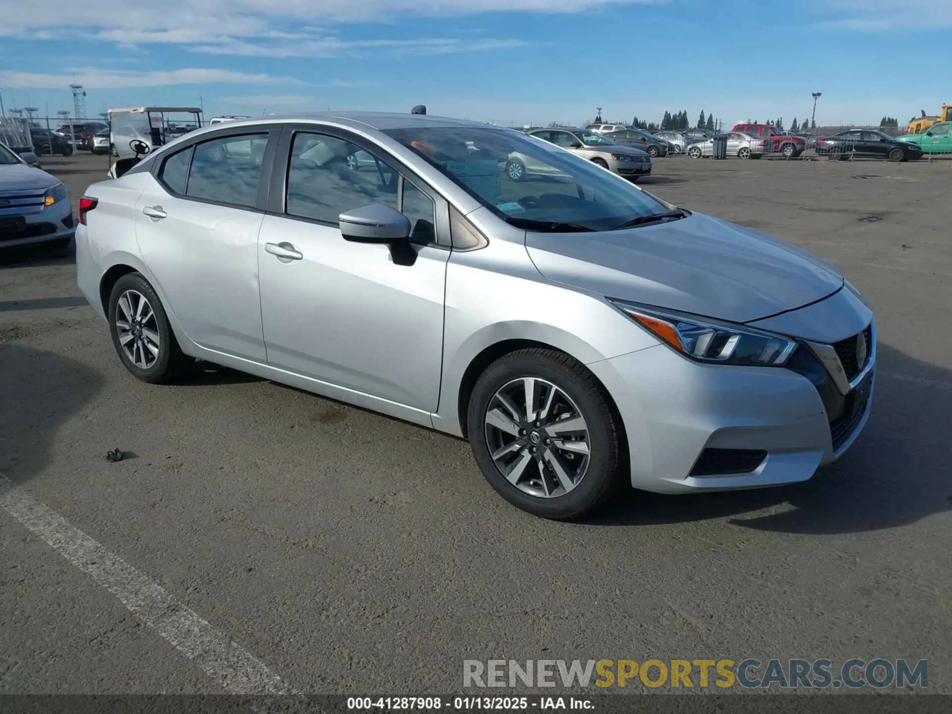 1 Photograph of a damaged car 3N1CN8EV7ML846347 NISSAN VERSA 2021