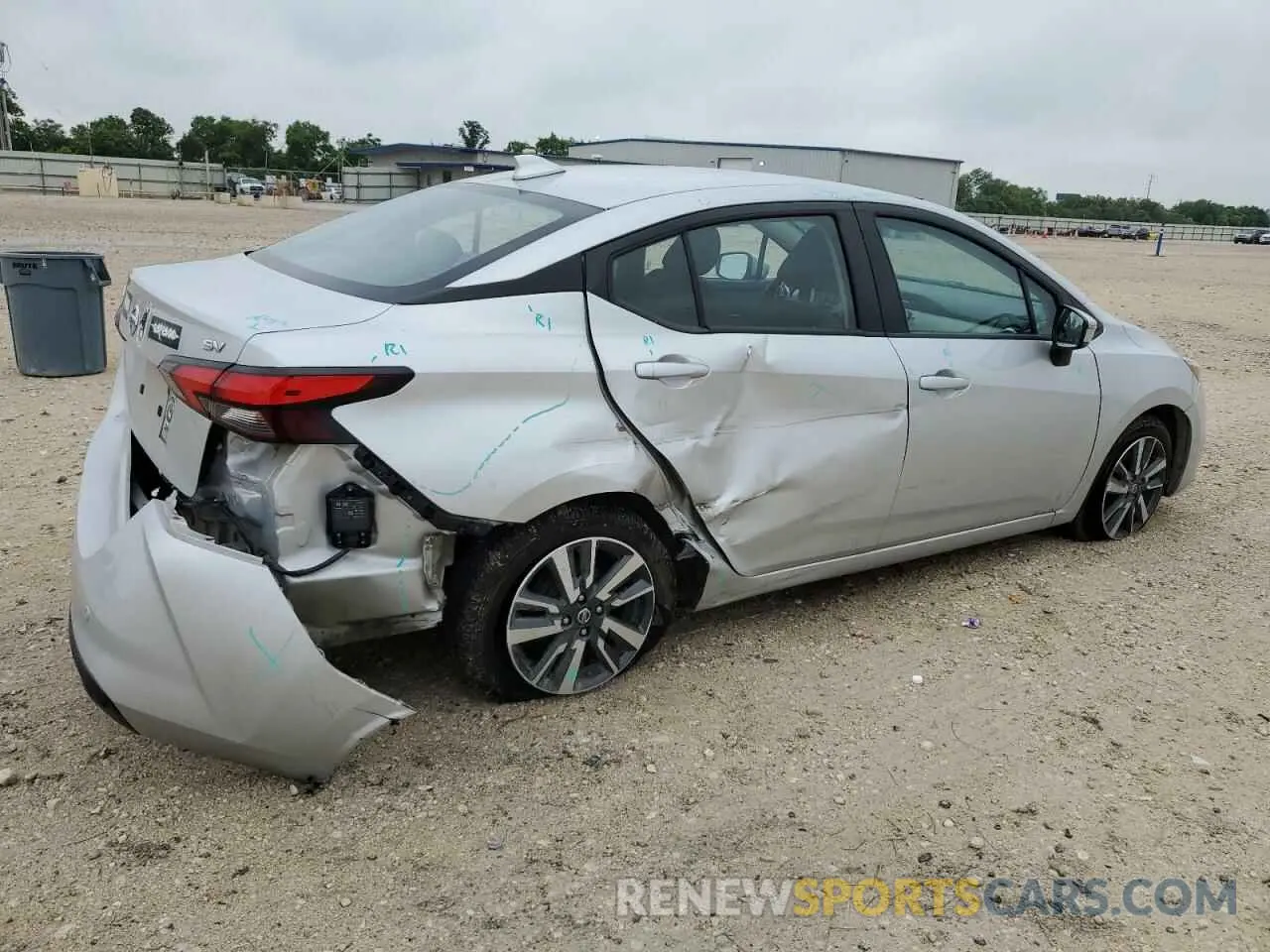 3 Photograph of a damaged car 3N1CN8EV7ML848406 NISSAN VERSA 2021