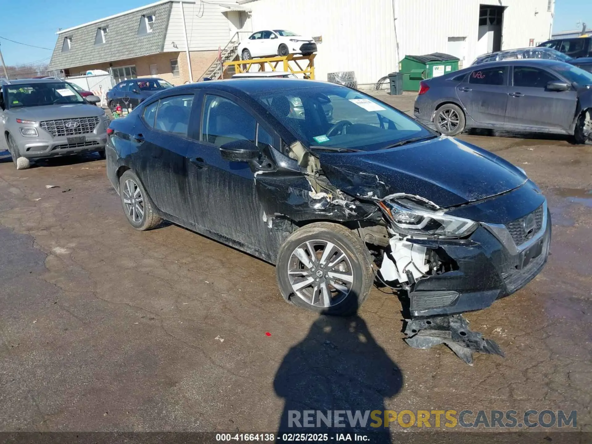 1 Photograph of a damaged car 3N1CN8EV7ML853525 NISSAN VERSA 2021