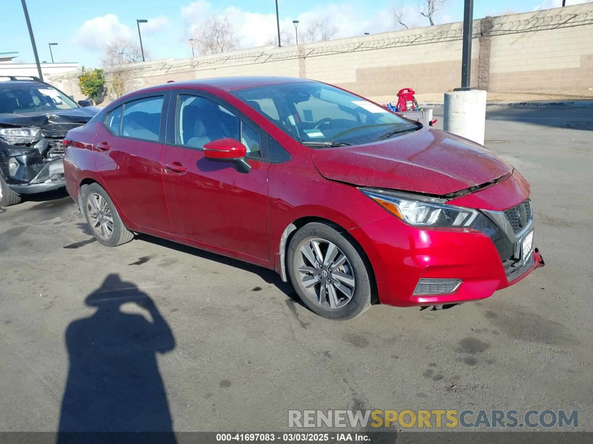 1 Photograph of a damaged car 3N1CN8EV7ML859406 NISSAN VERSA 2021