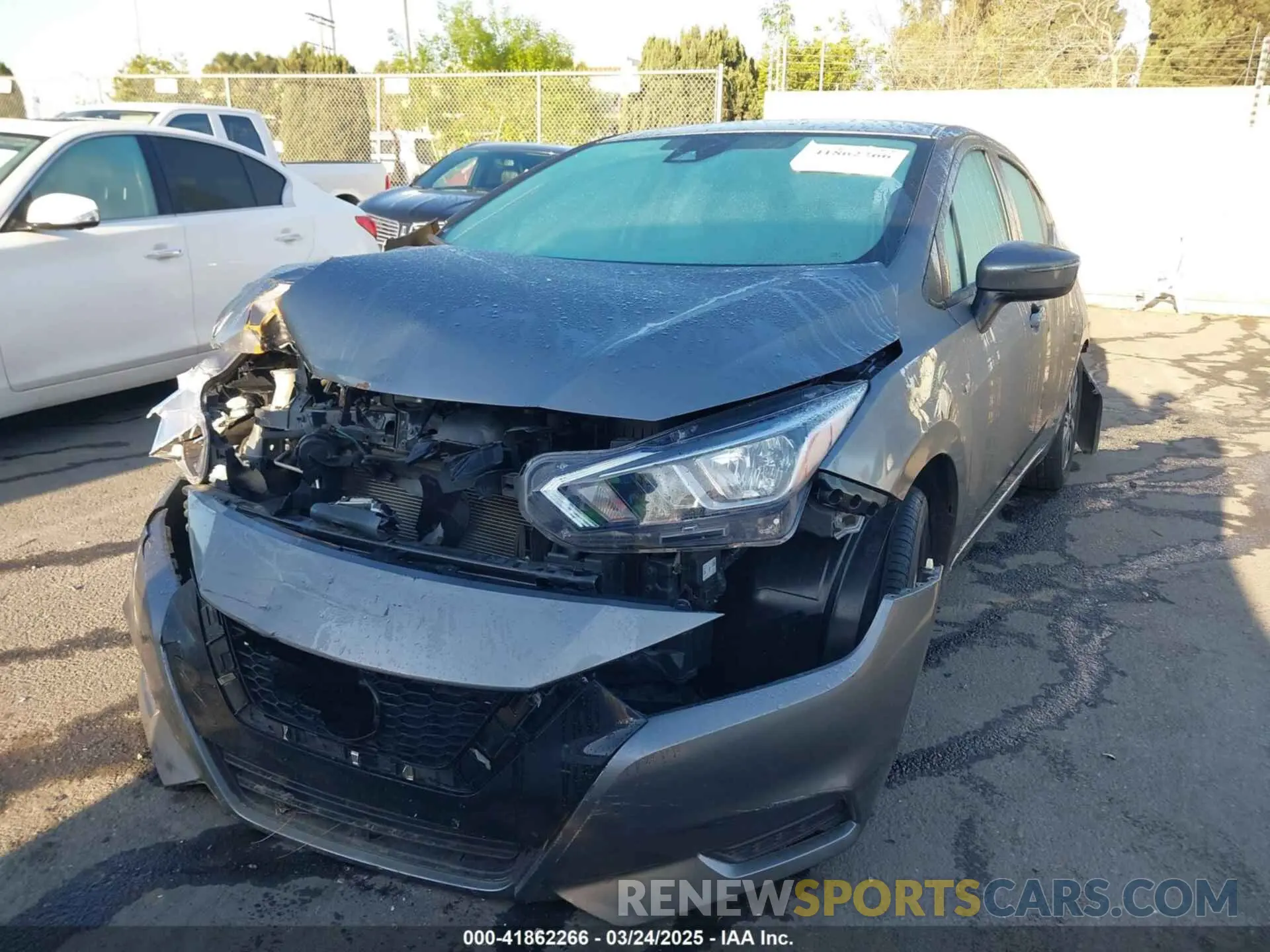 2 Photograph of a damaged car 3N1CN8EV7ML862046 NISSAN VERSA 2021