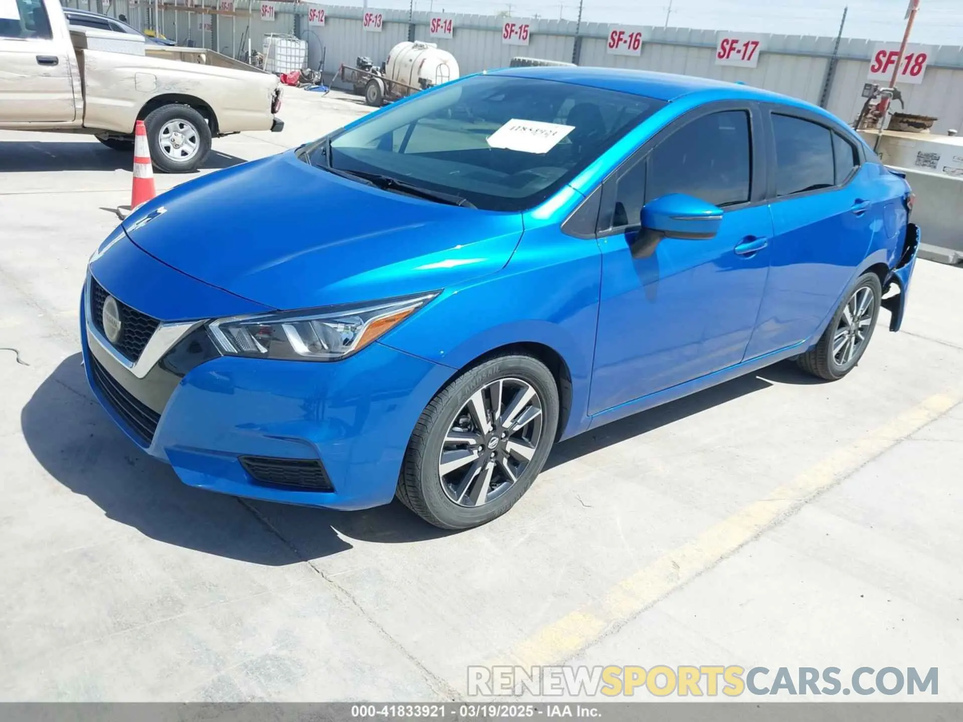 2 Photograph of a damaged car 3N1CN8EV7ML870390 NISSAN VERSA 2021