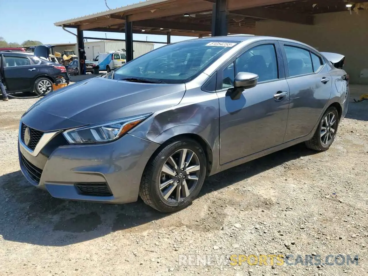 1 Photograph of a damaged car 3N1CN8EV7ML871247 NISSAN VERSA 2021