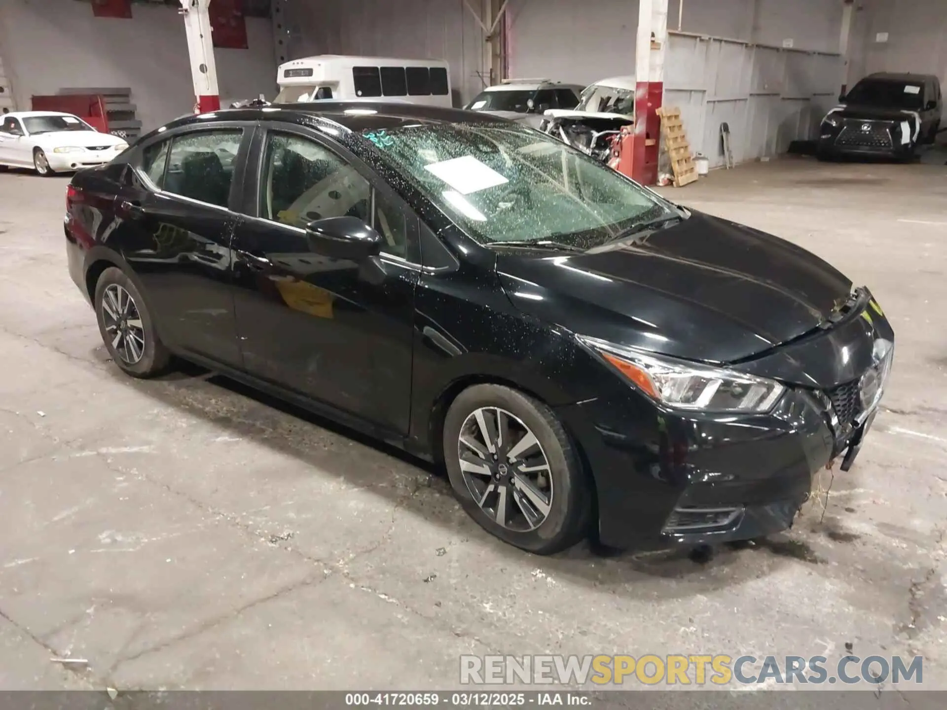 1 Photograph of a damaged car 3N1CN8EV7ML871717 NISSAN VERSA 2021