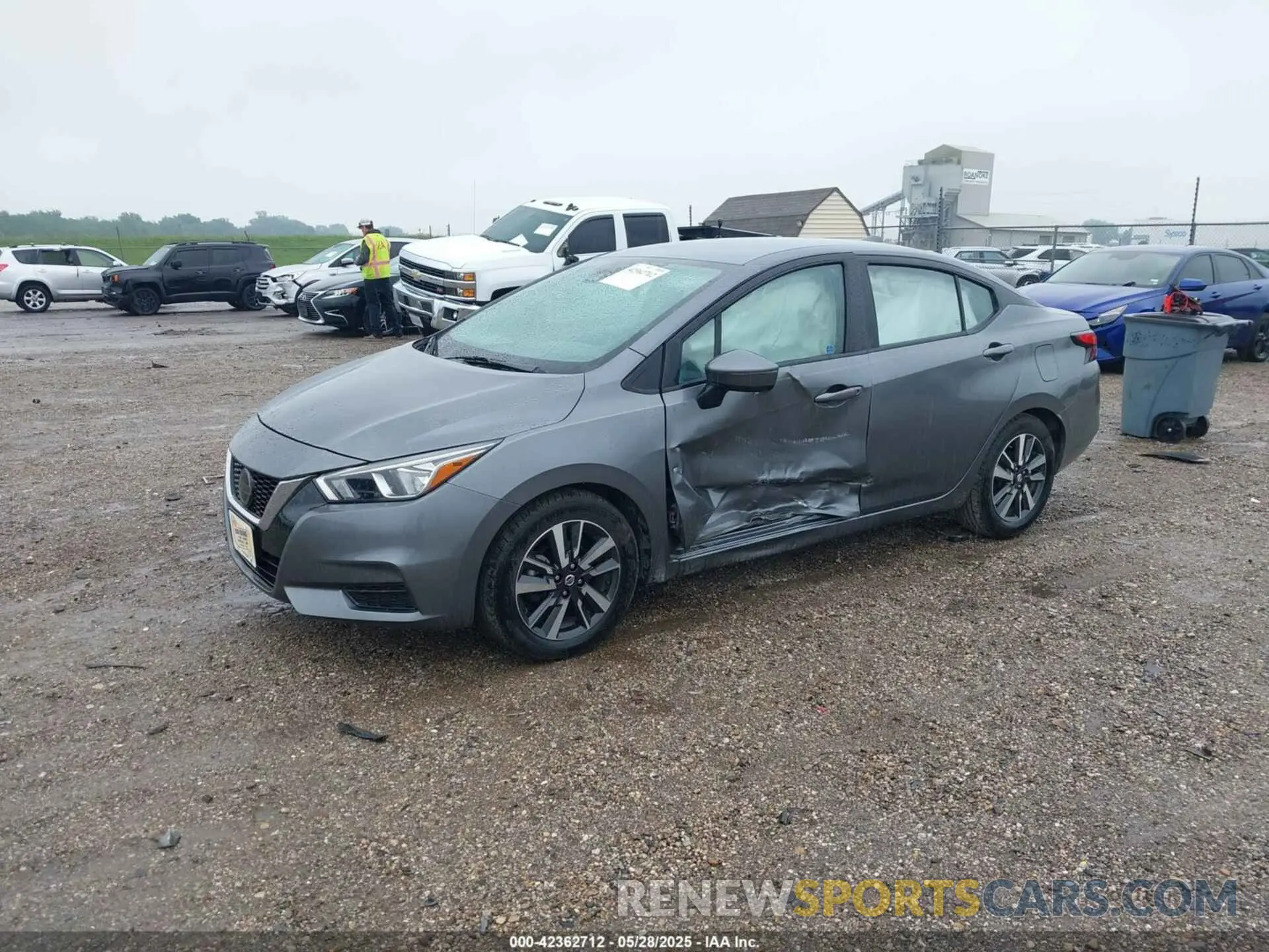2 Photograph of a damaged car 3N1CN8EV7ML873547 NISSAN VERSA 2021