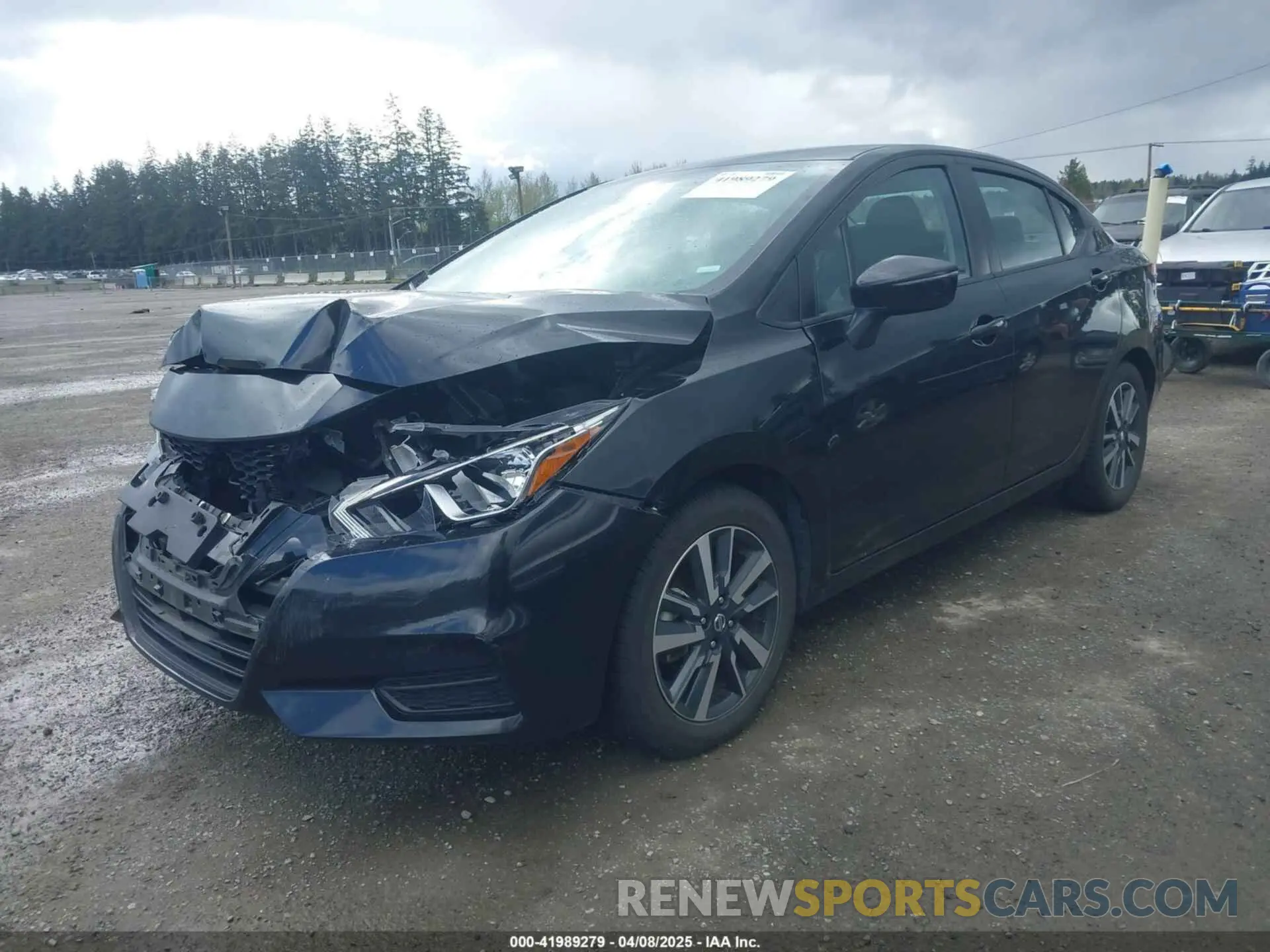 2 Photograph of a damaged car 3N1CN8EV7ML875038 NISSAN VERSA 2021