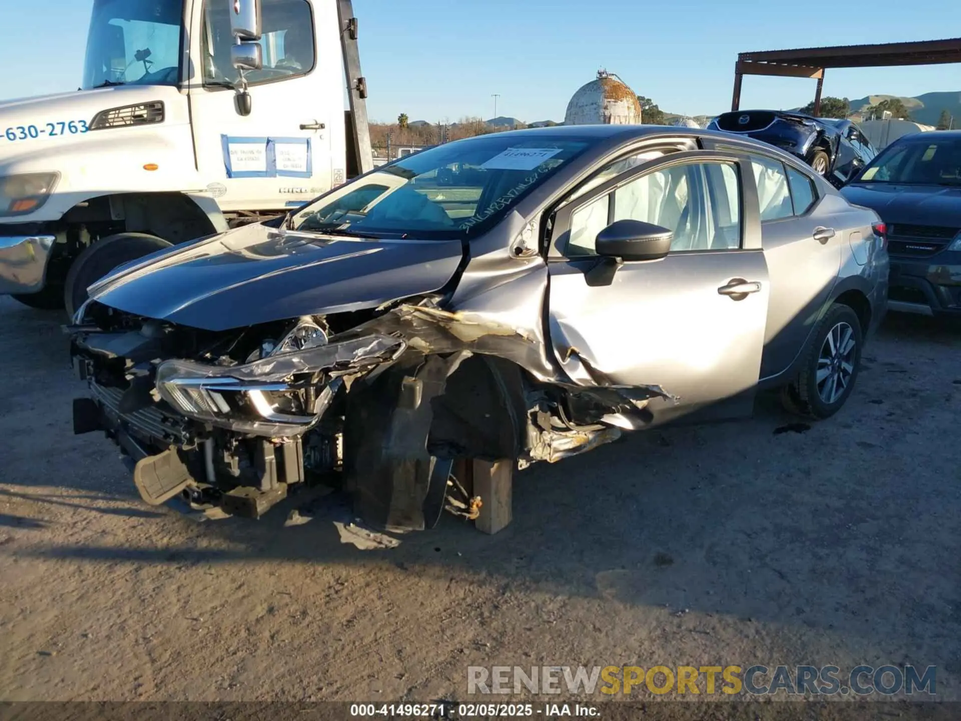 1 Photograph of a damaged car 3N1CN8EV7ML876321 NISSAN VERSA 2021