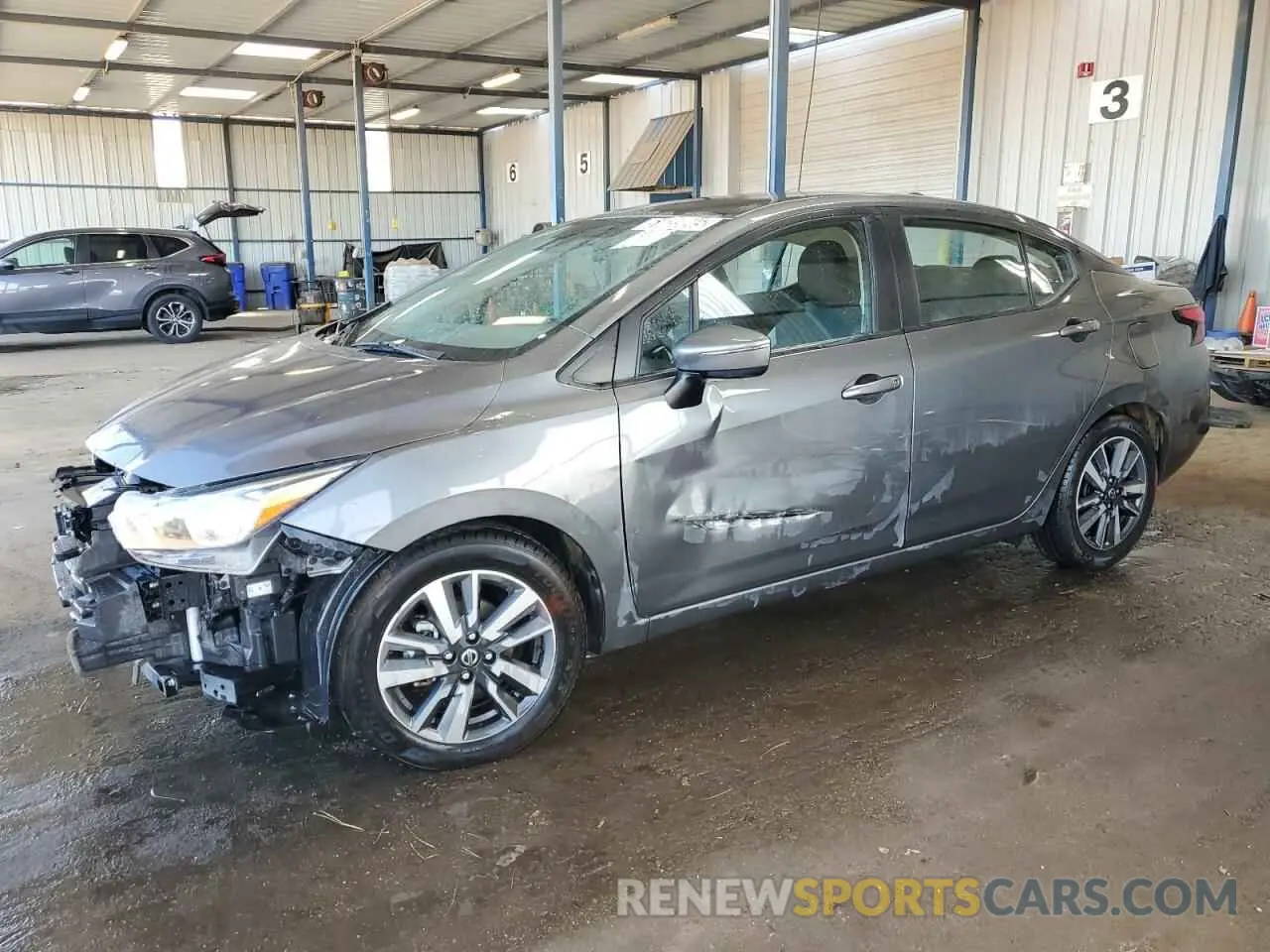 1 Photograph of a damaged car 3N1CN8EV7ML877260 NISSAN VERSA 2021