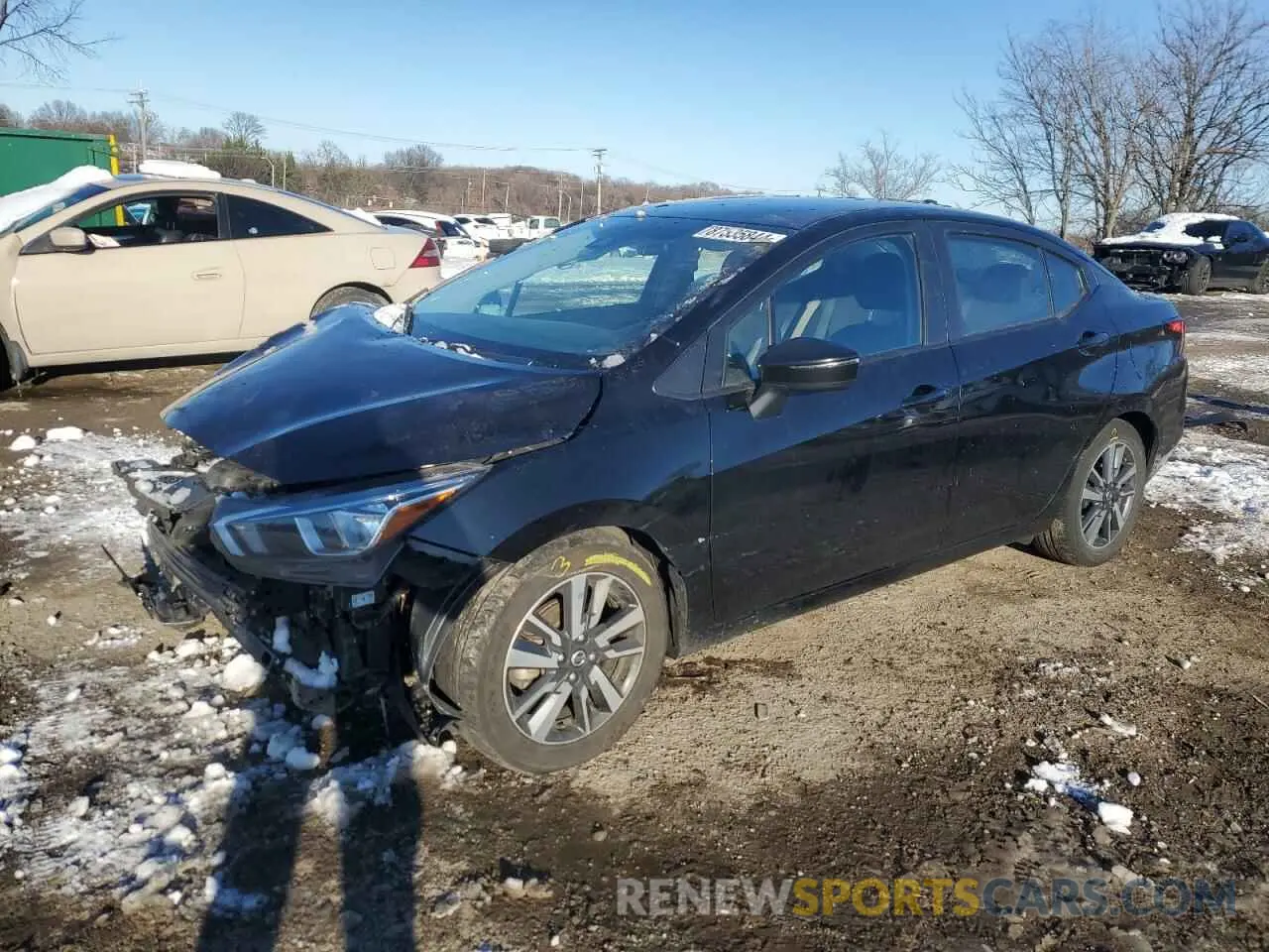 1 Photograph of a damaged car 3N1CN8EV7ML883169 NISSAN VERSA 2021