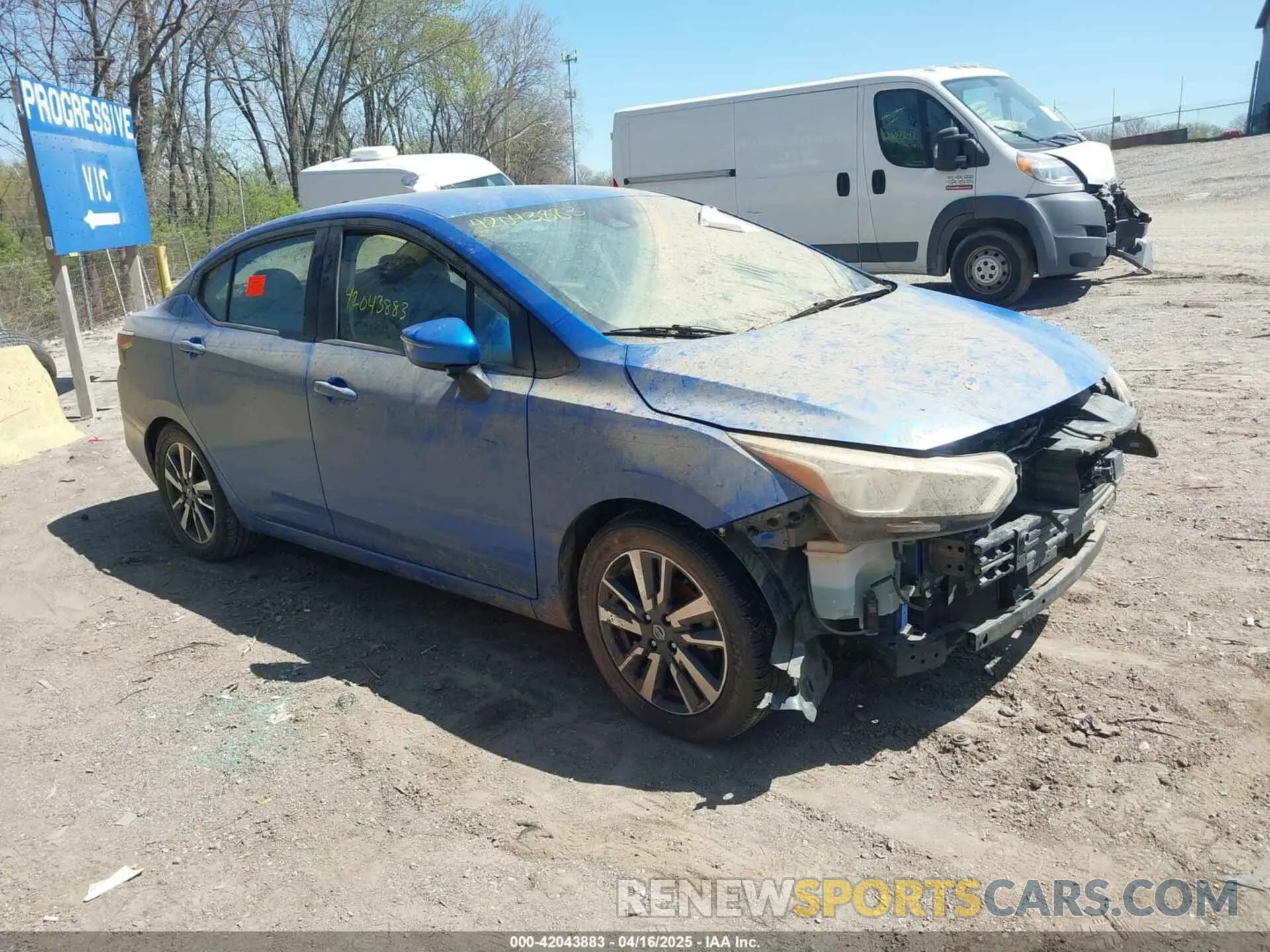 1 Photograph of a damaged car 3N1CN8EV8ML813616 NISSAN VERSA 2021