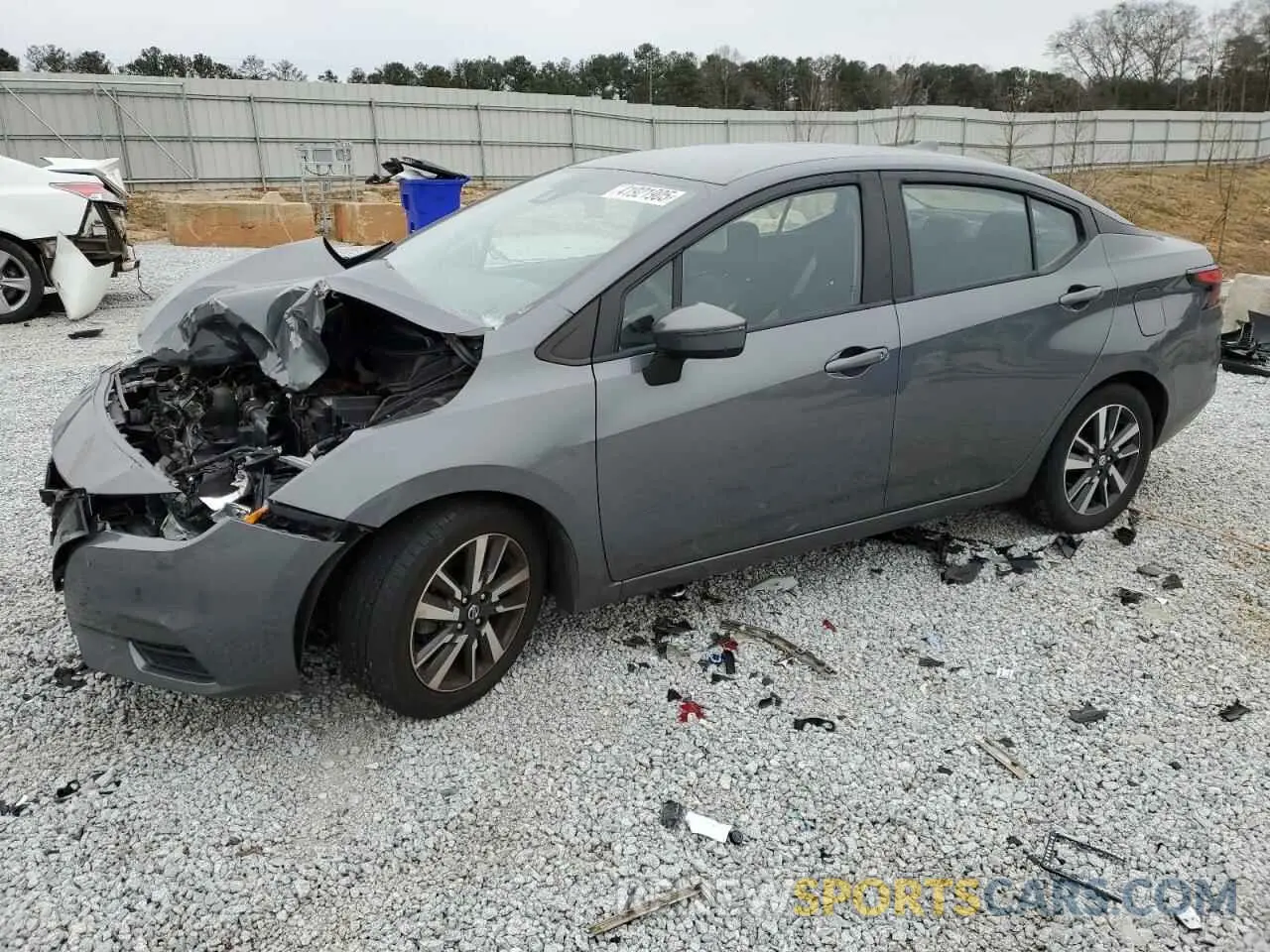 1 Photograph of a damaged car 3N1CN8EV8ML821070 NISSAN VERSA 2021