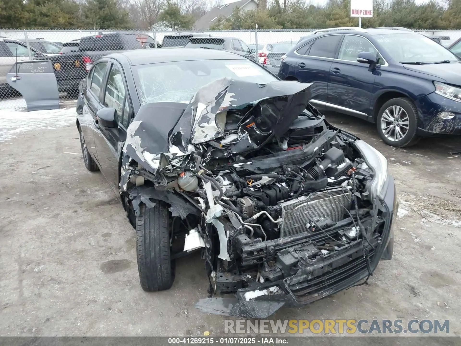 1 Photograph of a damaged car 3N1CN8EV8ML826821 NISSAN VERSA 2021