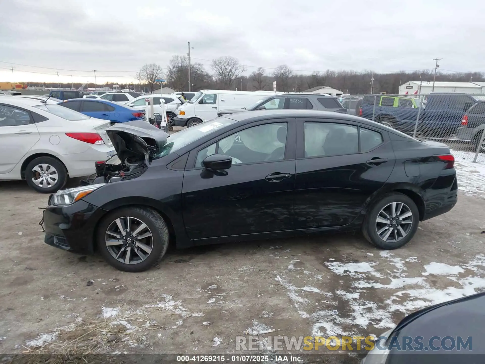 14 Photograph of a damaged car 3N1CN8EV8ML826821 NISSAN VERSA 2021