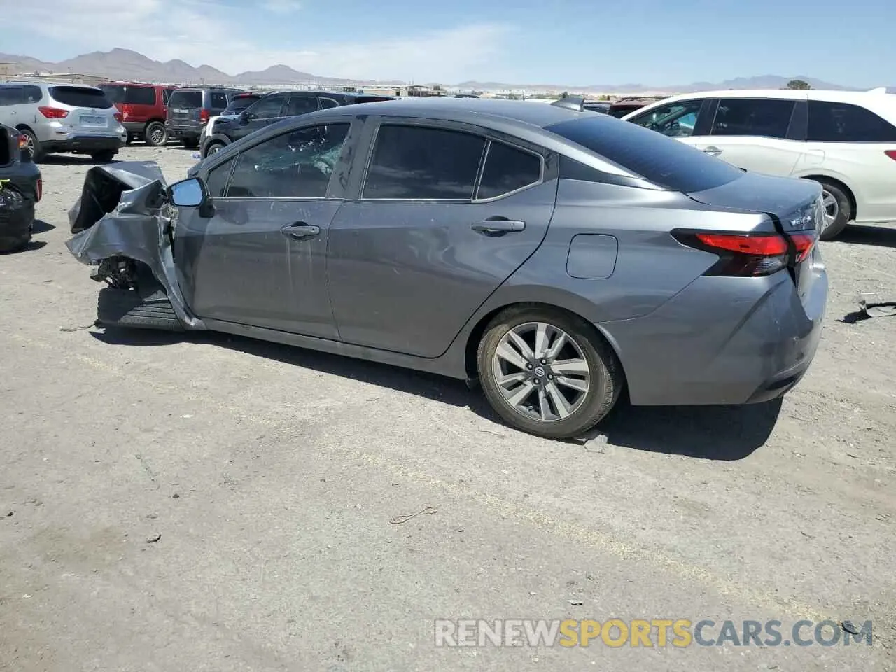 2 Photograph of a damaged car 3N1CN8EV8ML831565 NISSAN VERSA 2021