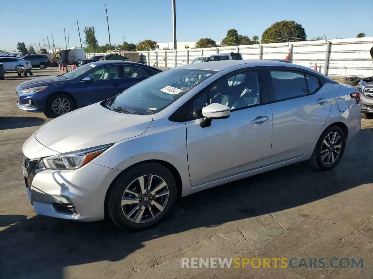 1 Photograph of a damaged car 3N1CN8EV8ML835227 NISSAN VERSA 2021