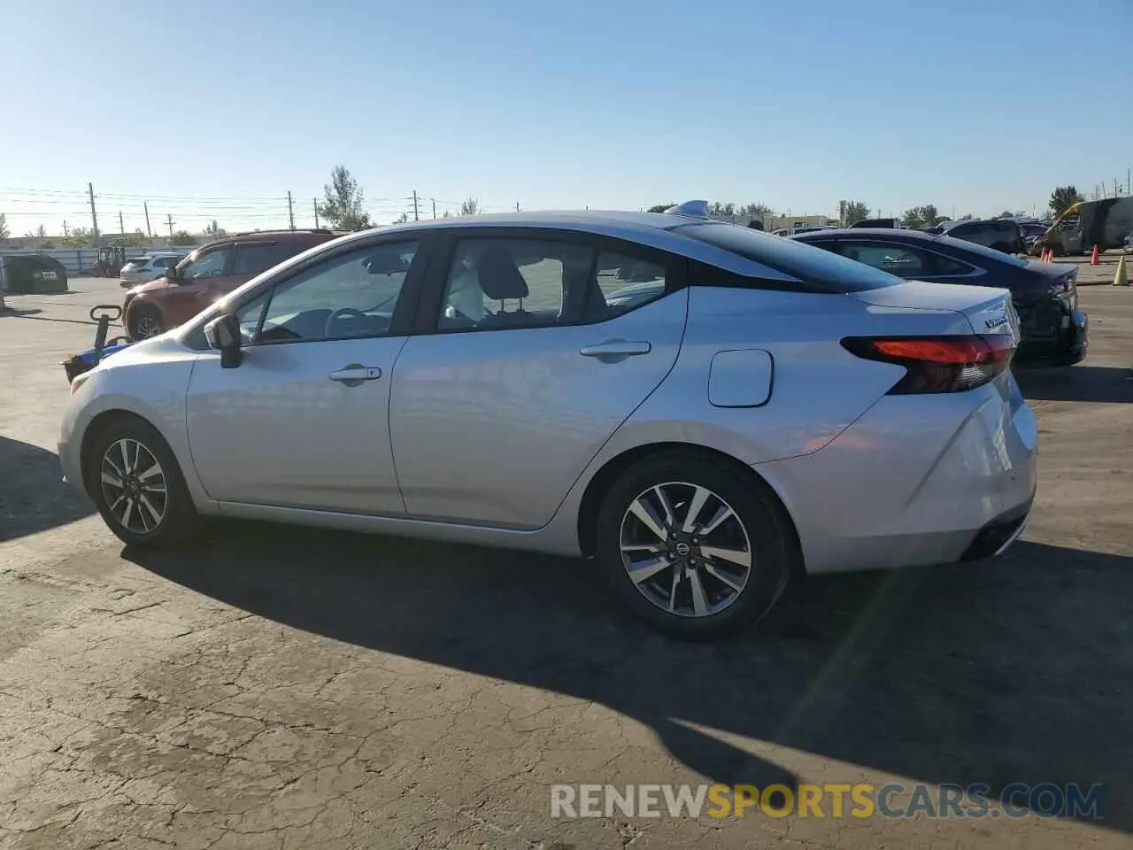 2 Photograph of a damaged car 3N1CN8EV8ML835227 NISSAN VERSA 2021