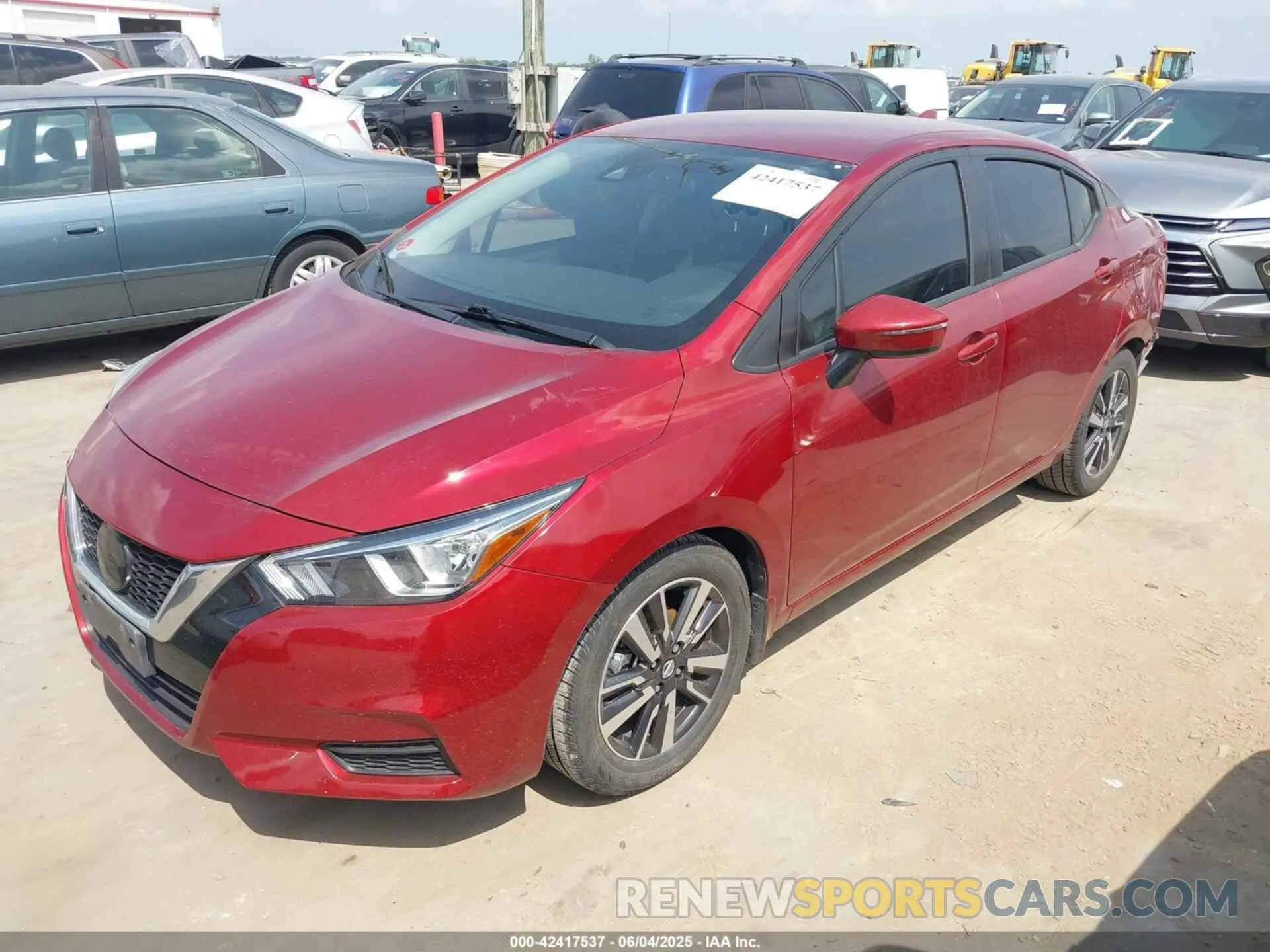 2 Photograph of a damaged car 3N1CN8EV8ML836362 NISSAN VERSA 2021