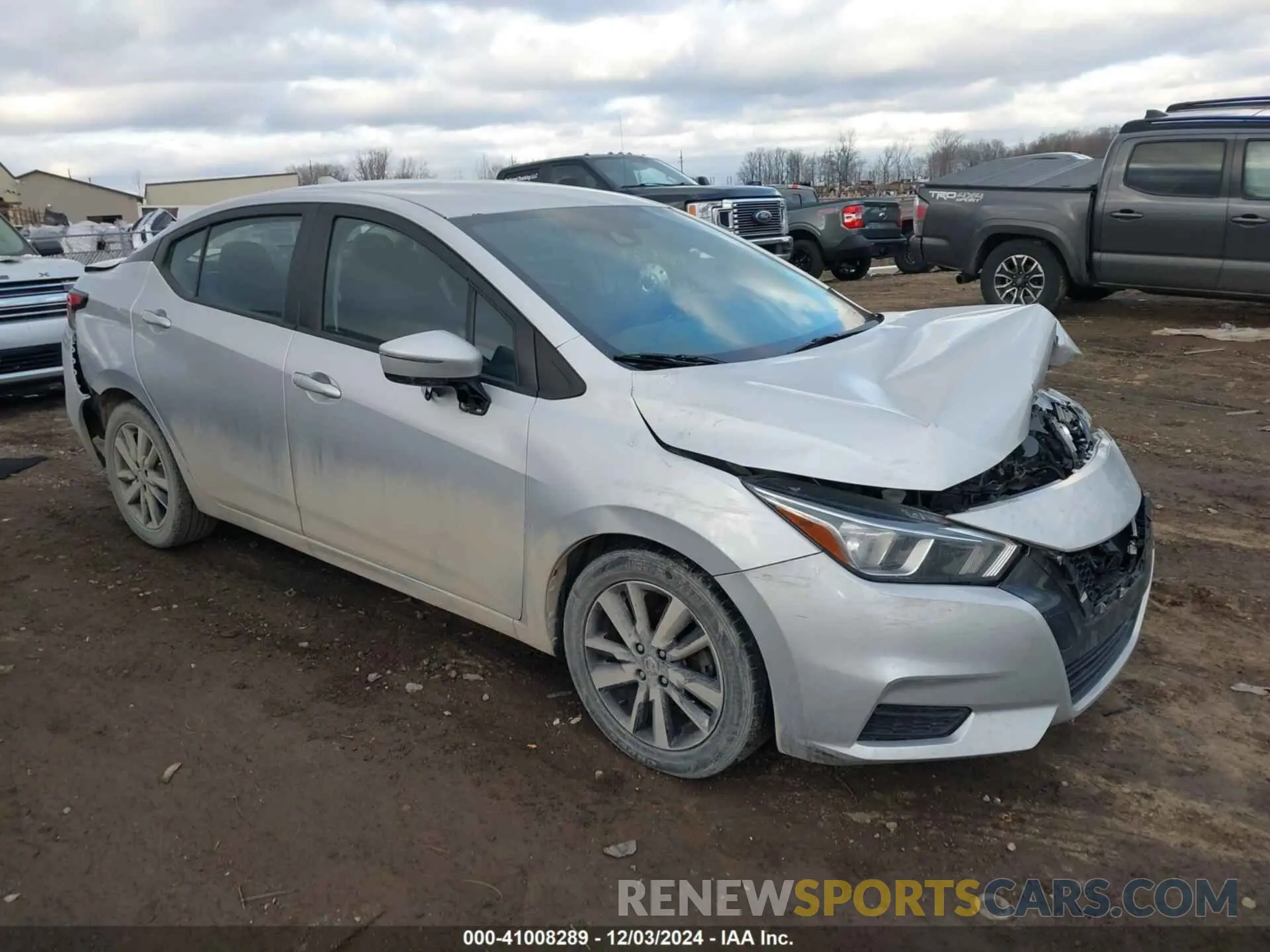 1 Photograph of a damaged car 3N1CN8EV8ML844199 NISSAN VERSA 2021