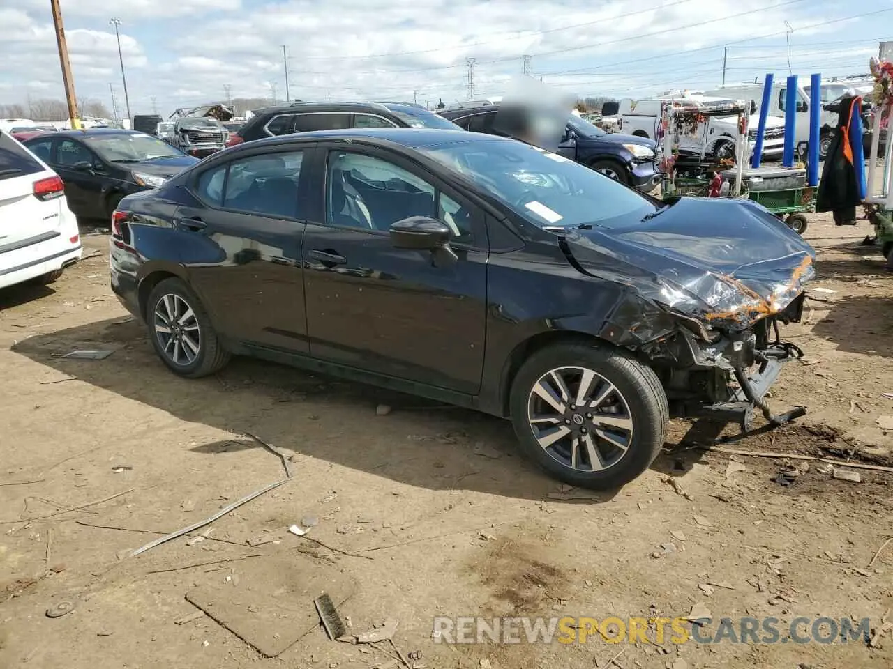 4 Photograph of a damaged car 3N1CN8EV8ML861035 NISSAN VERSA 2021