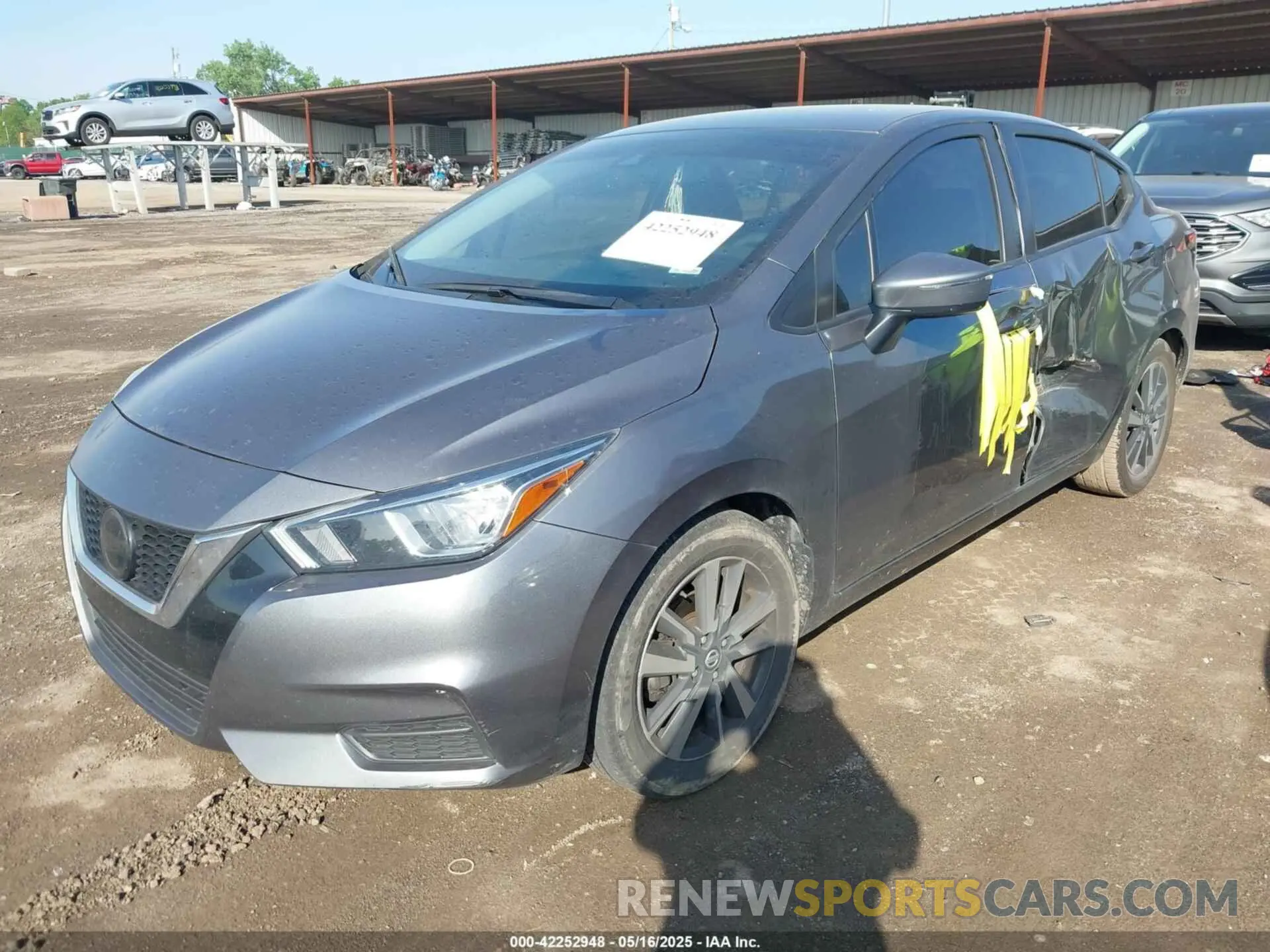 2 Photograph of a damaged car 3N1CN8EV8ML863691 NISSAN VERSA 2021