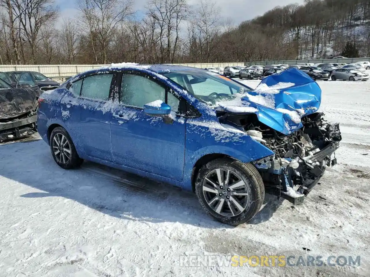 4 Photograph of a damaged car 3N1CN8EV8ML863707 NISSAN VERSA 2021