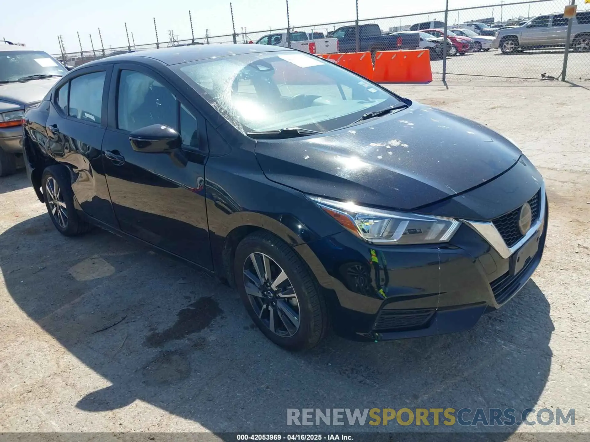 1 Photograph of a damaged car 3N1CN8EV8ML865859 NISSAN VERSA 2021