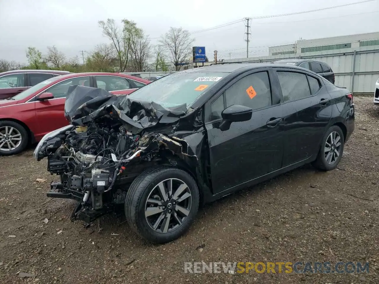 1 Photograph of a damaged car 3N1CN8EV8ML866610 NISSAN VERSA 2021