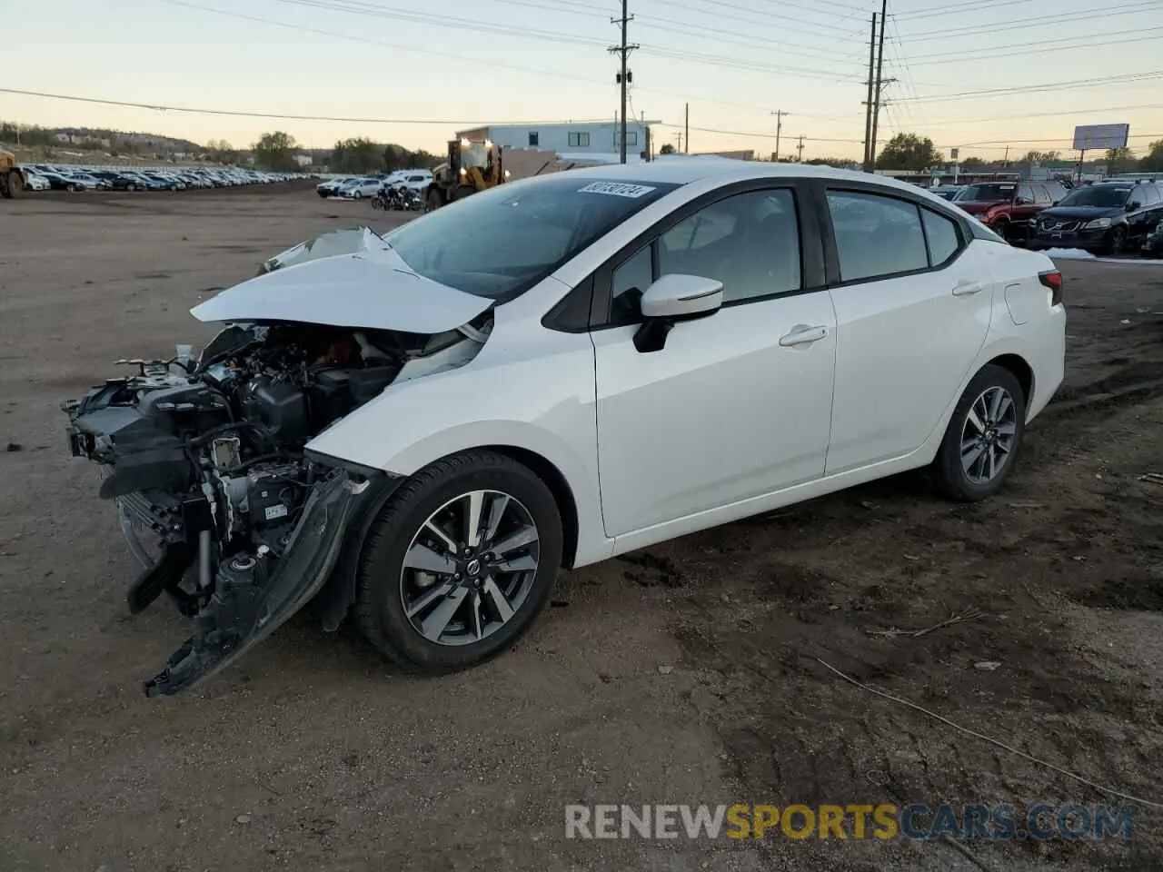1 Photograph of a damaged car 3N1CN8EV8ML868132 NISSAN VERSA 2021