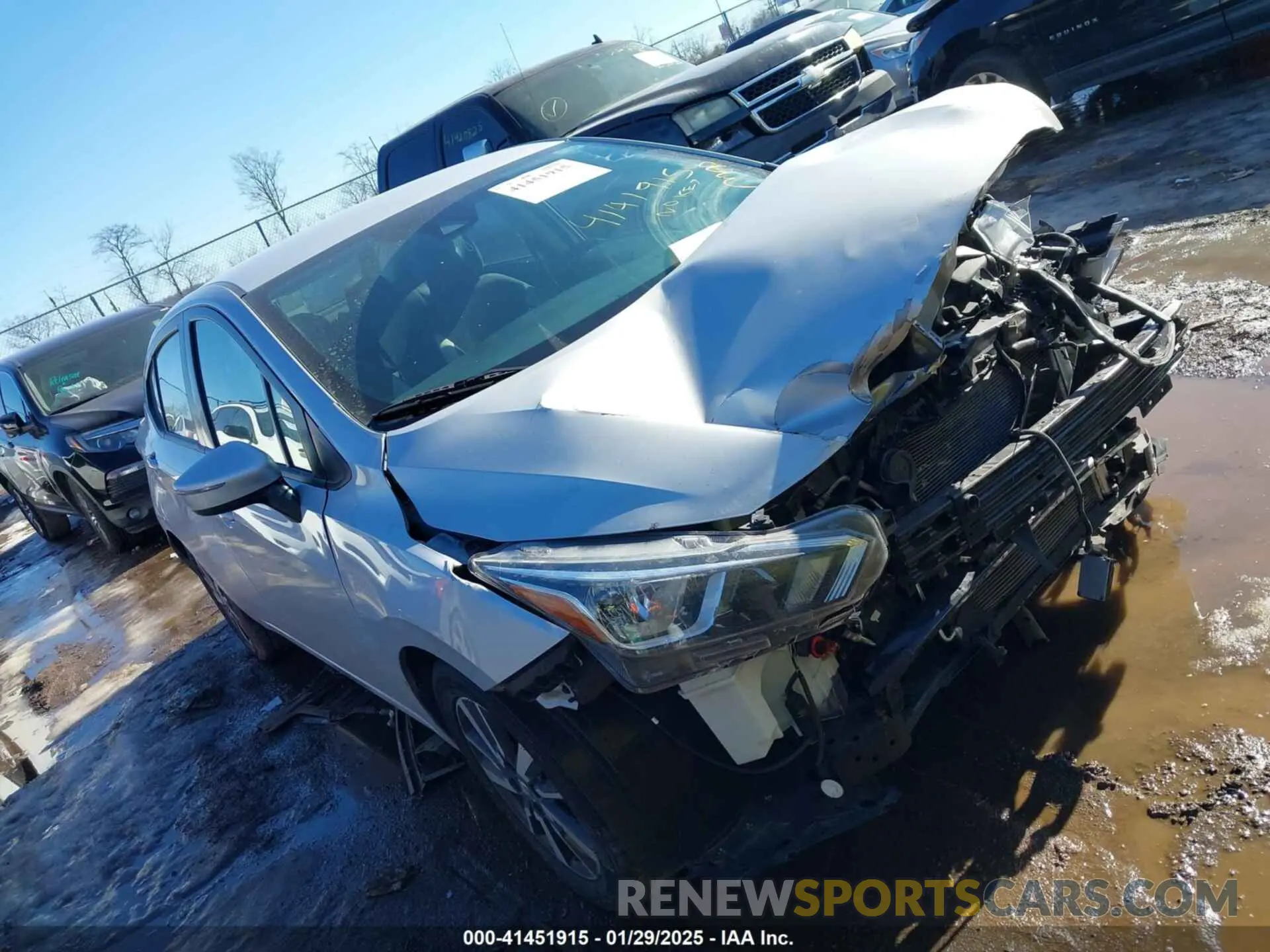 1 Photograph of a damaged car 3N1CN8EV8ML871421 NISSAN VERSA 2021