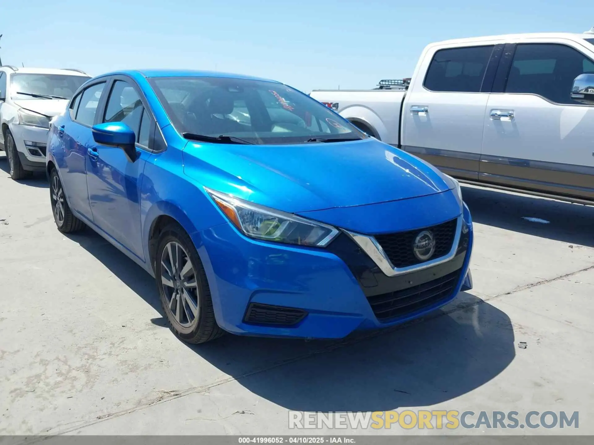 1 Photograph of a damaged car 3N1CN8EV8ML876344 NISSAN VERSA 2021