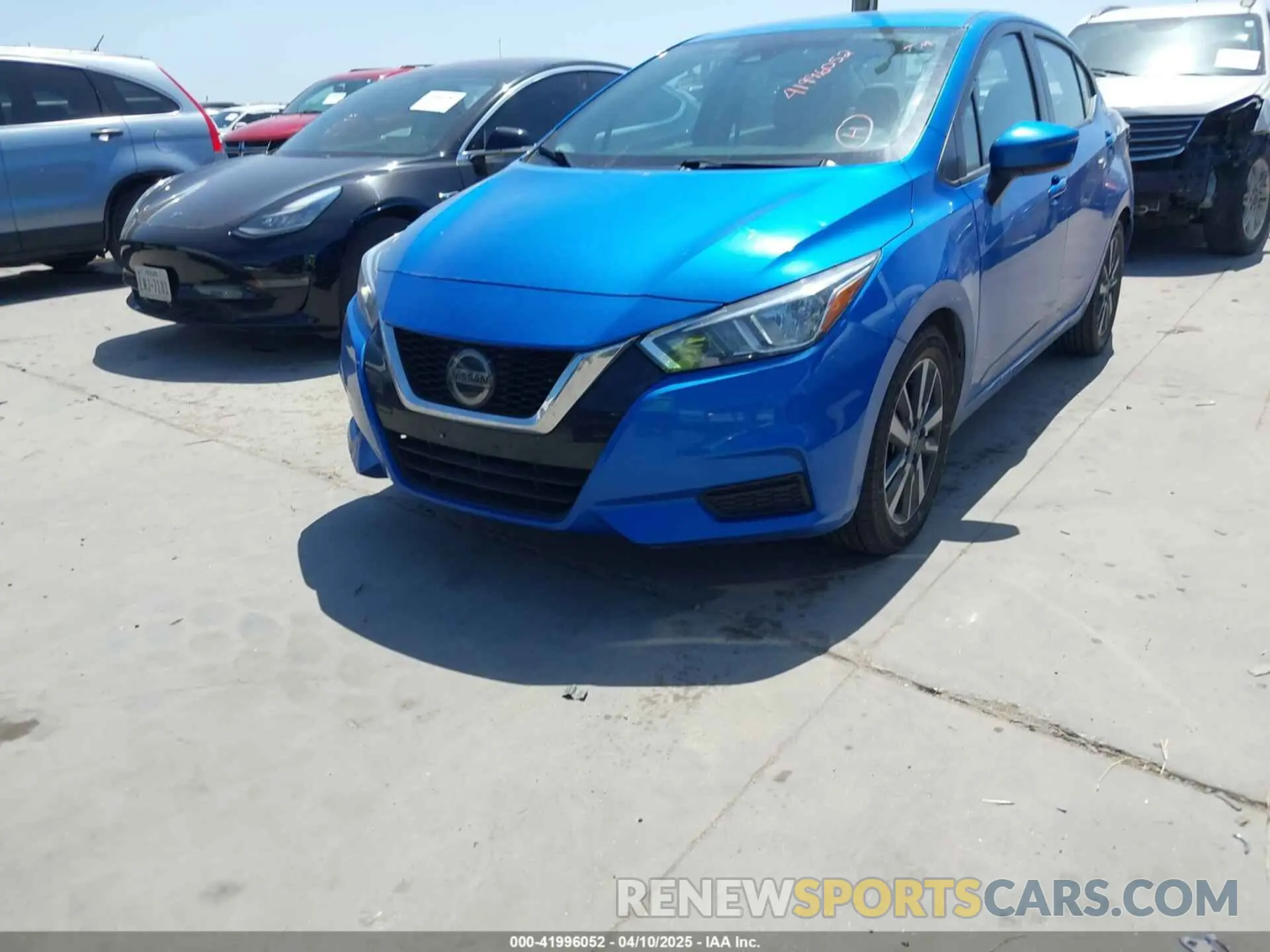 2 Photograph of a damaged car 3N1CN8EV8ML876344 NISSAN VERSA 2021